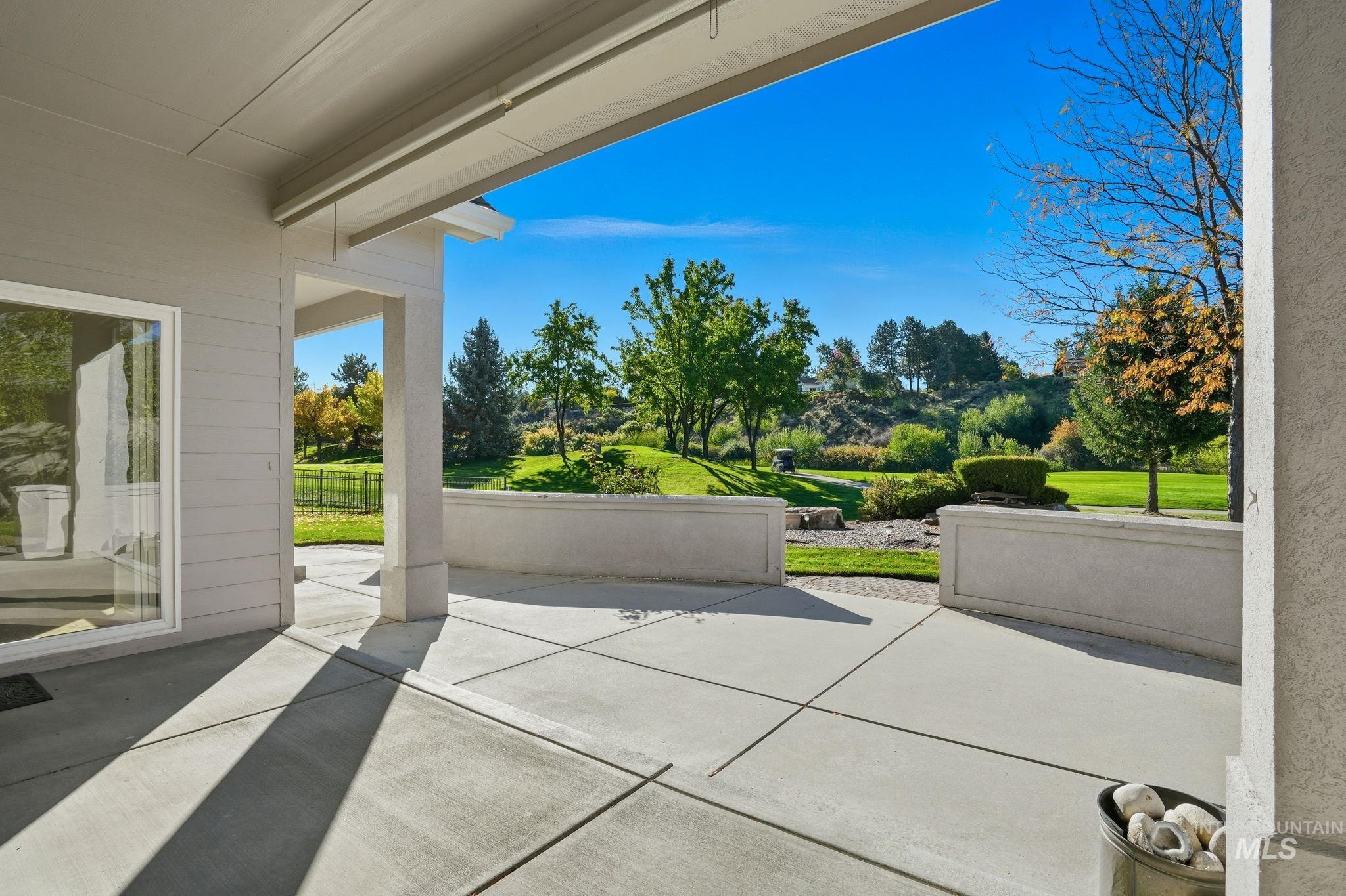 View of patio