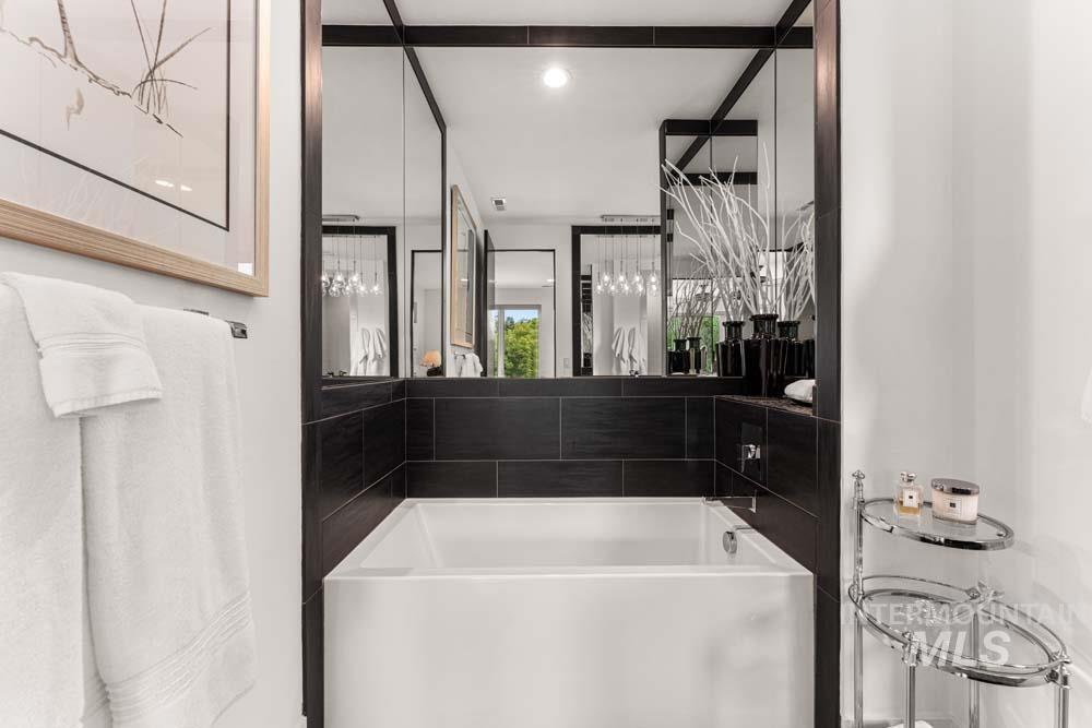 Bathroom featuring a bath