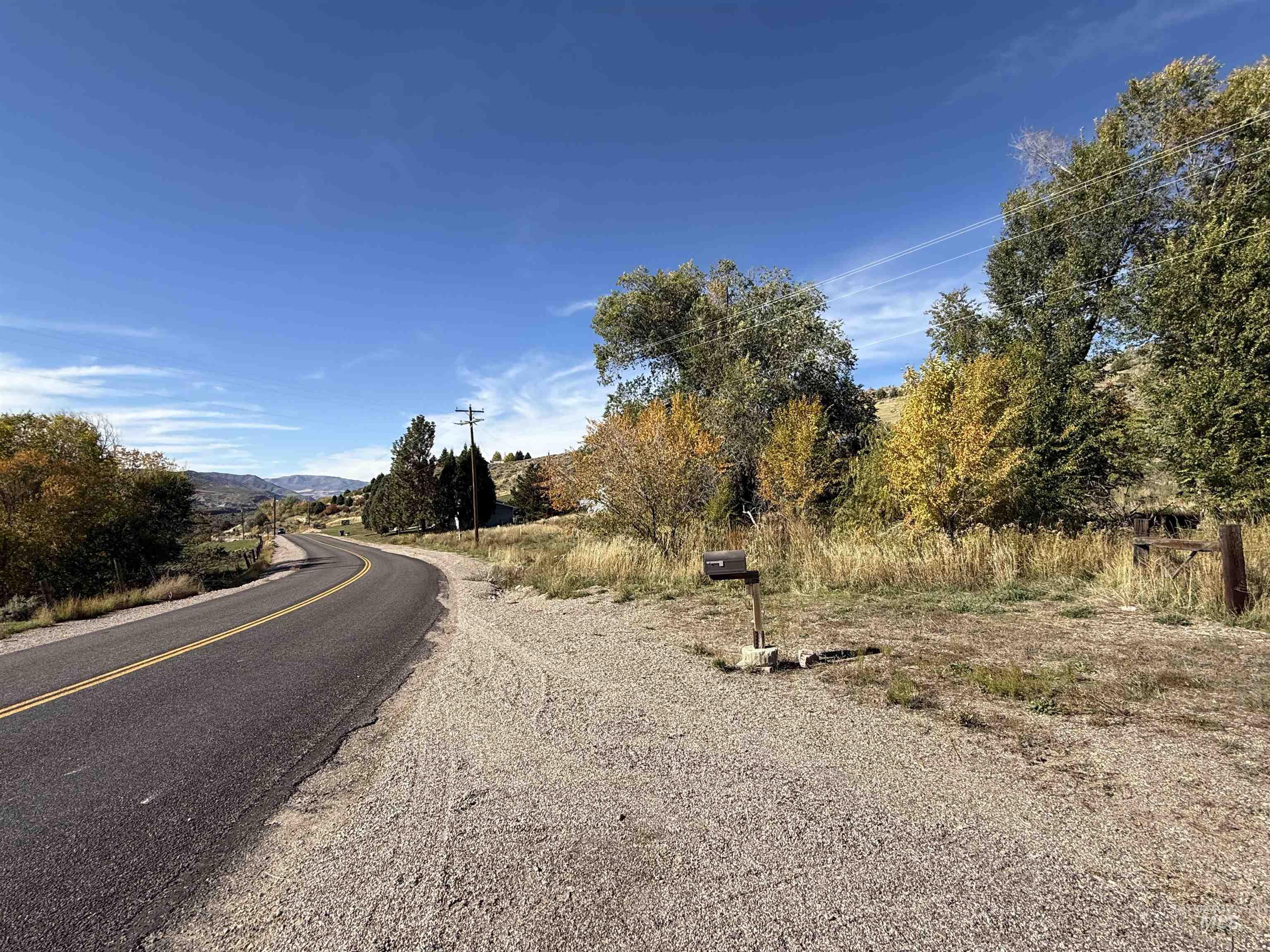 View of asphalt road