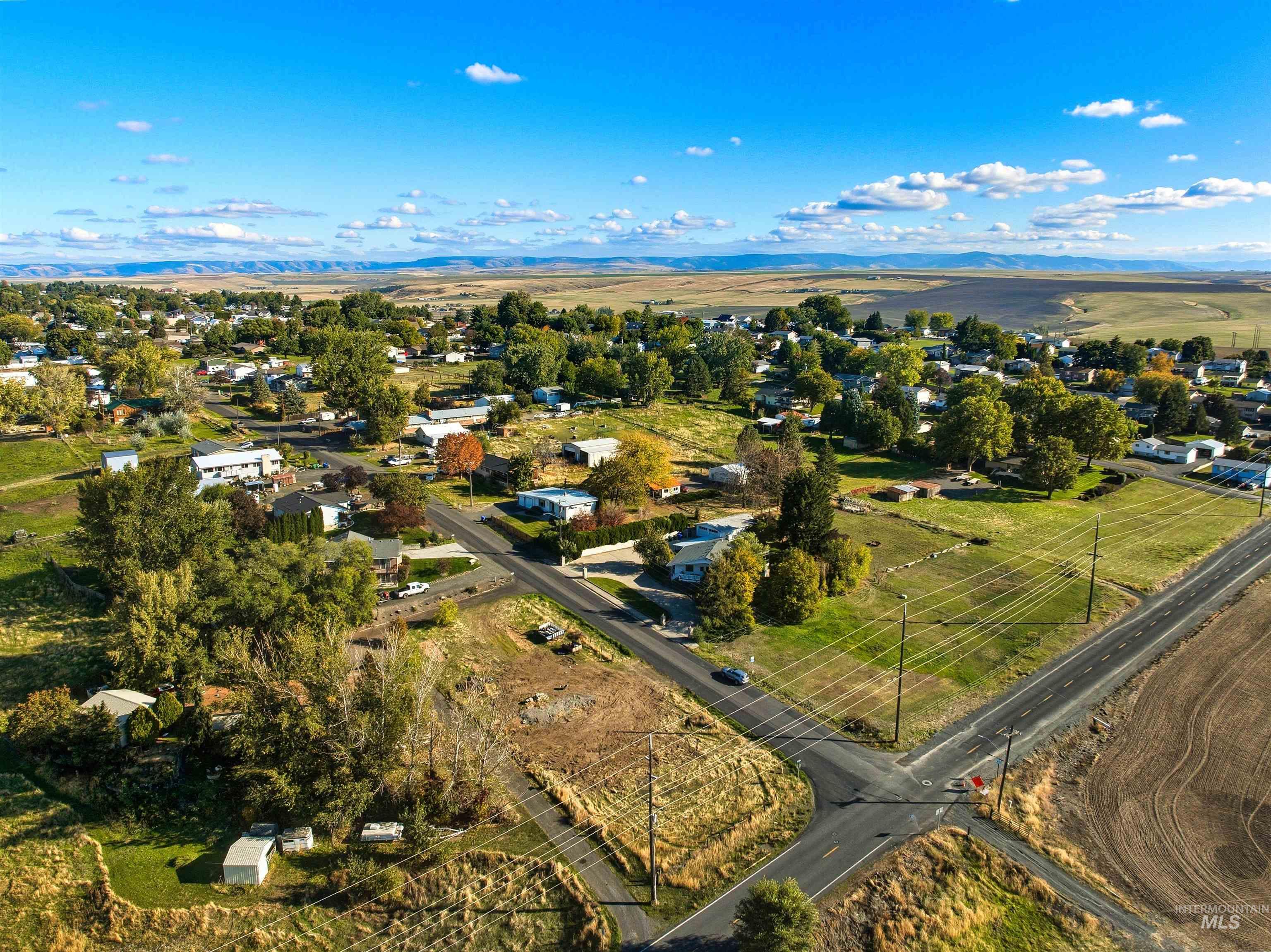Aerial view of mountains