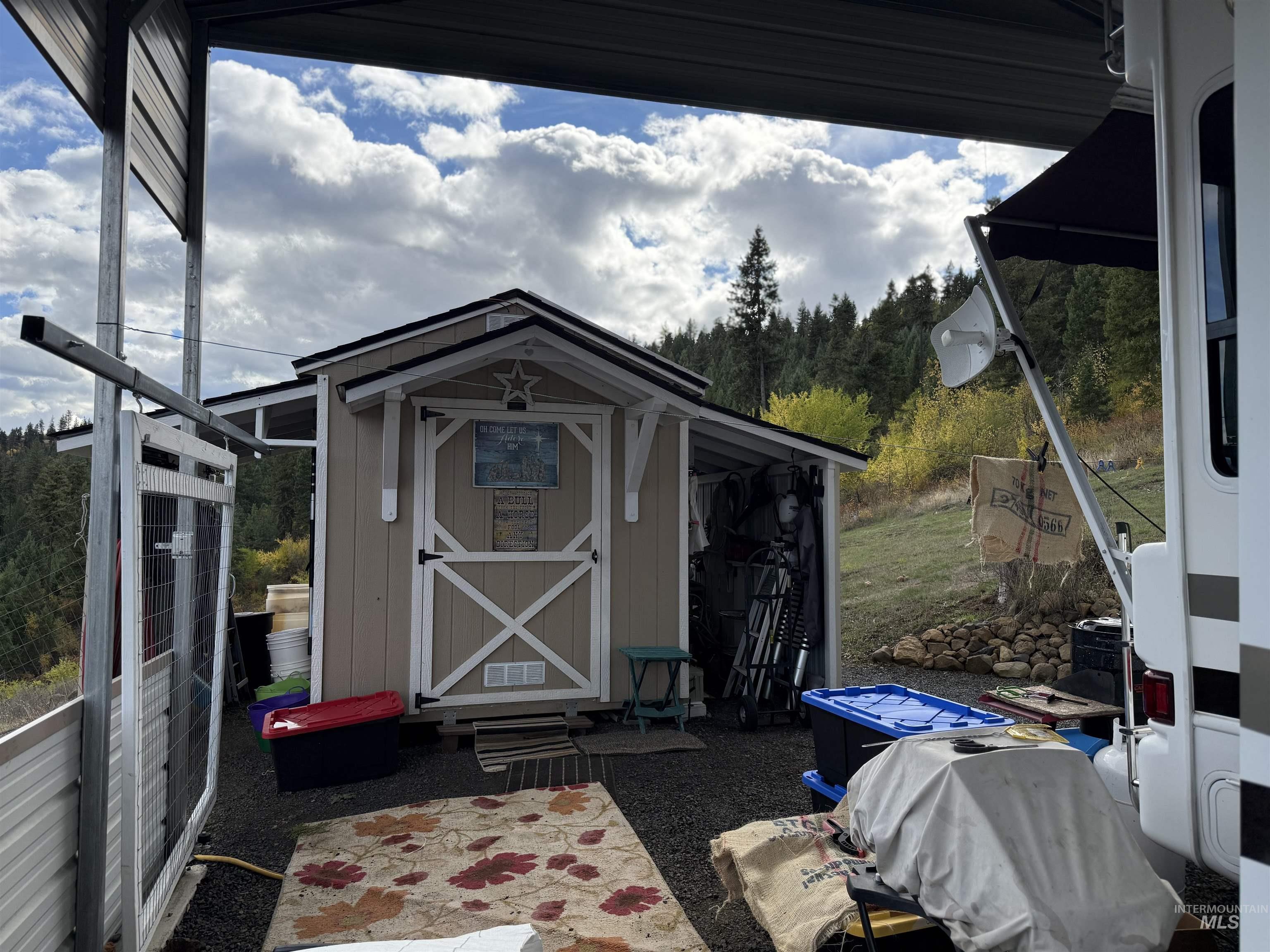 Shed has solar power!