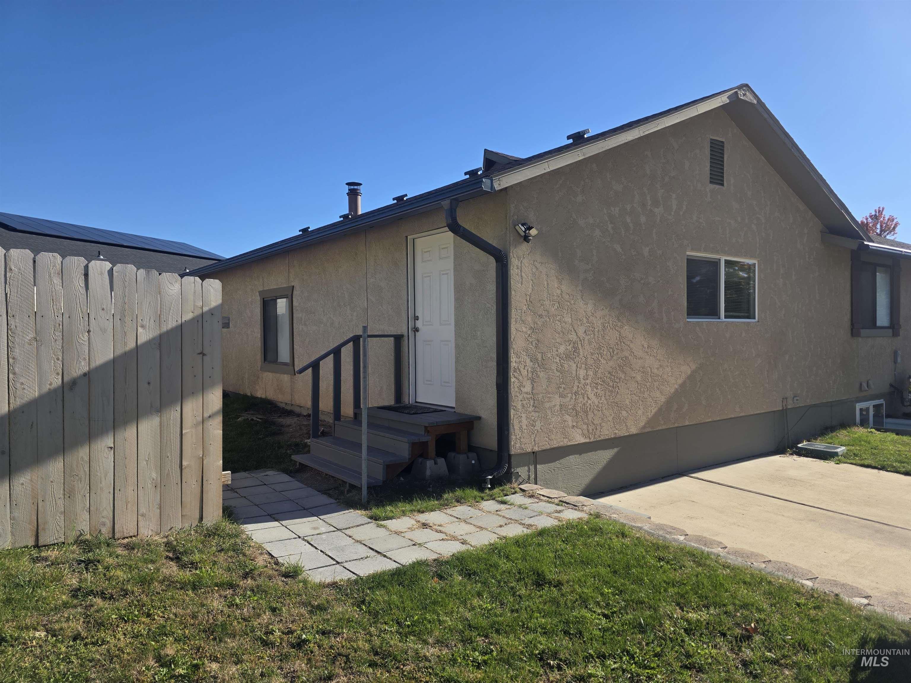This is the private entry for the duplex suite.