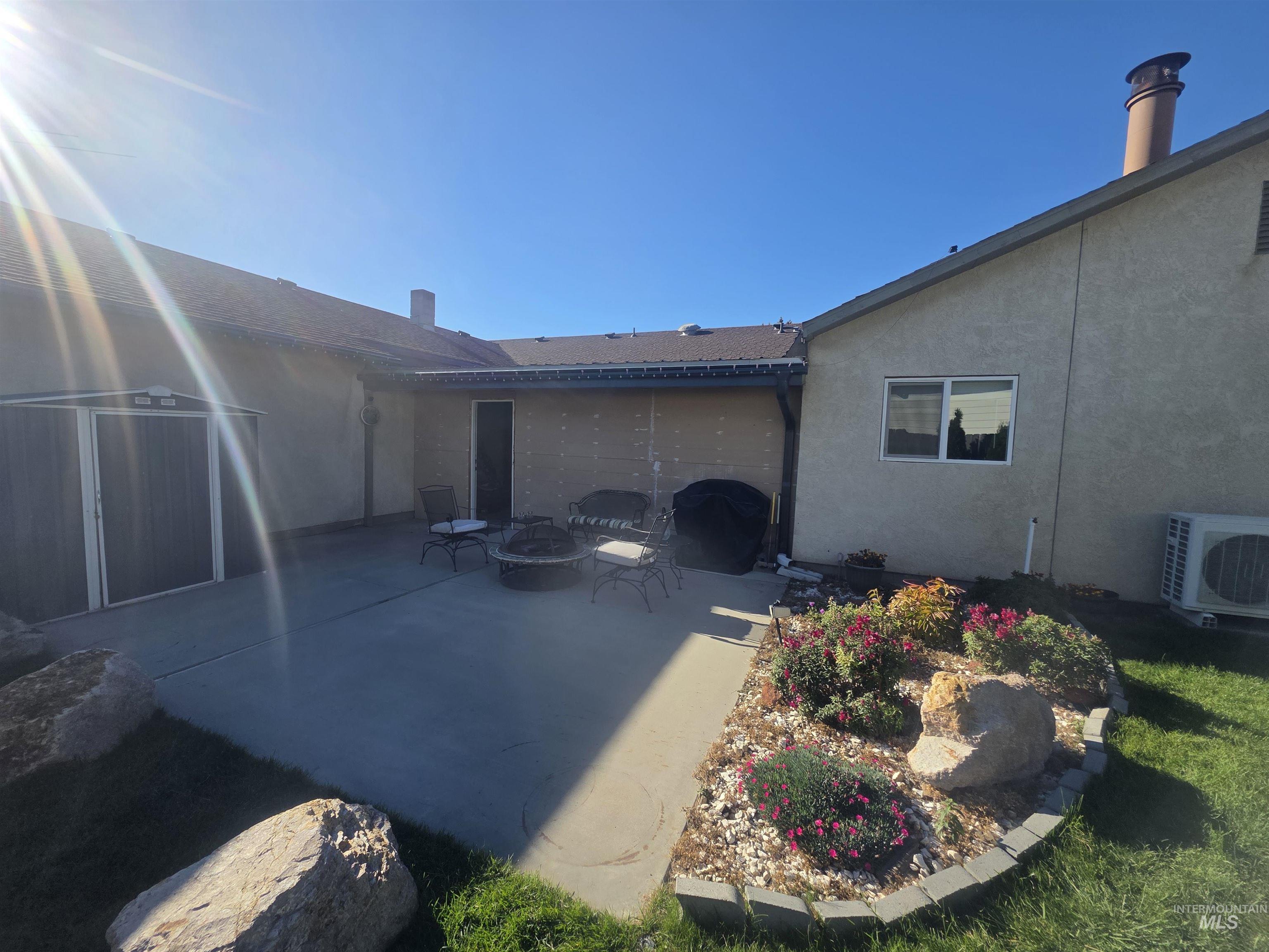 Main backyard patio