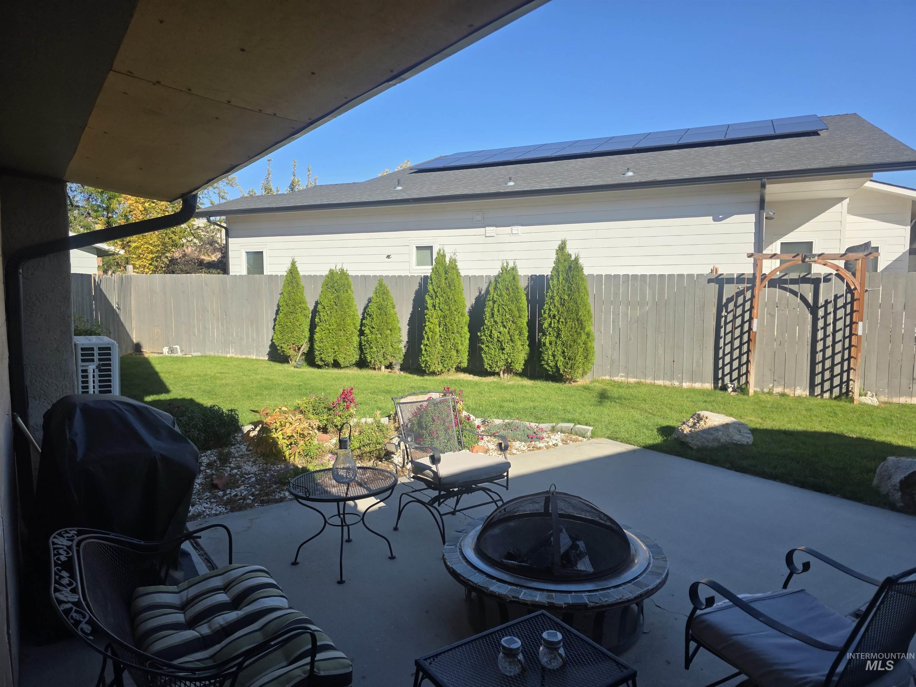 Main backyard patio