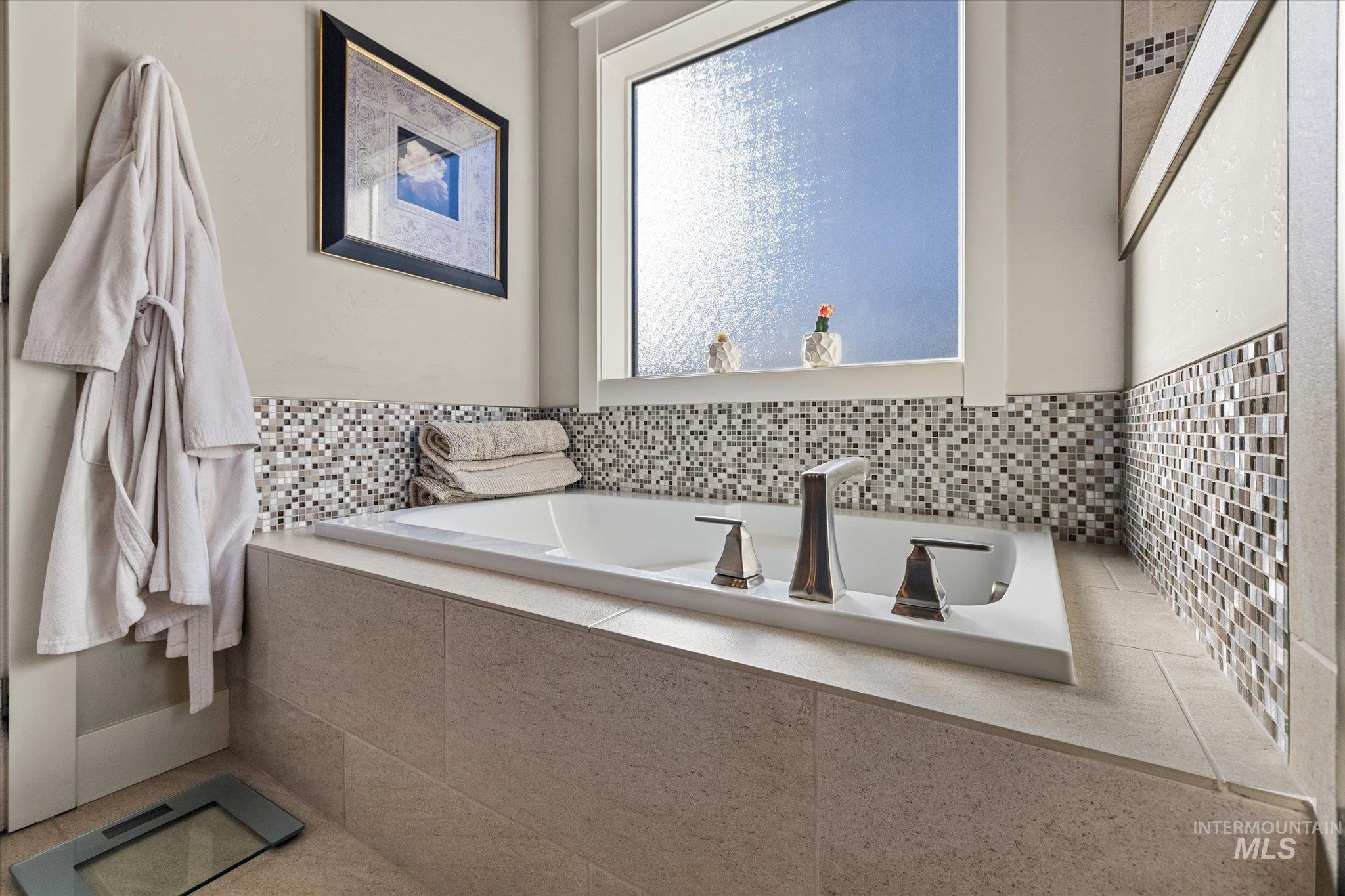 Bathroom with a bath