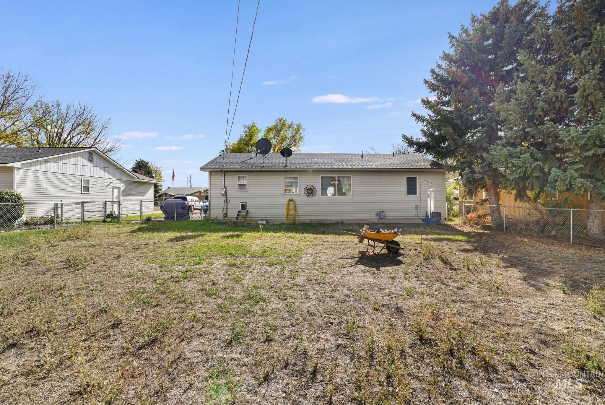 Rear view of property