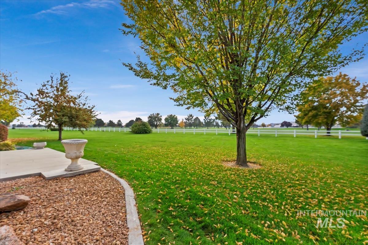 View of community featuring a fenced backyard