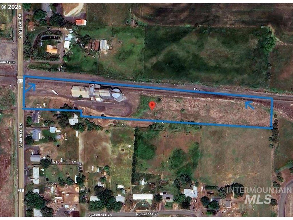 Map / location featuring property parcel outlined