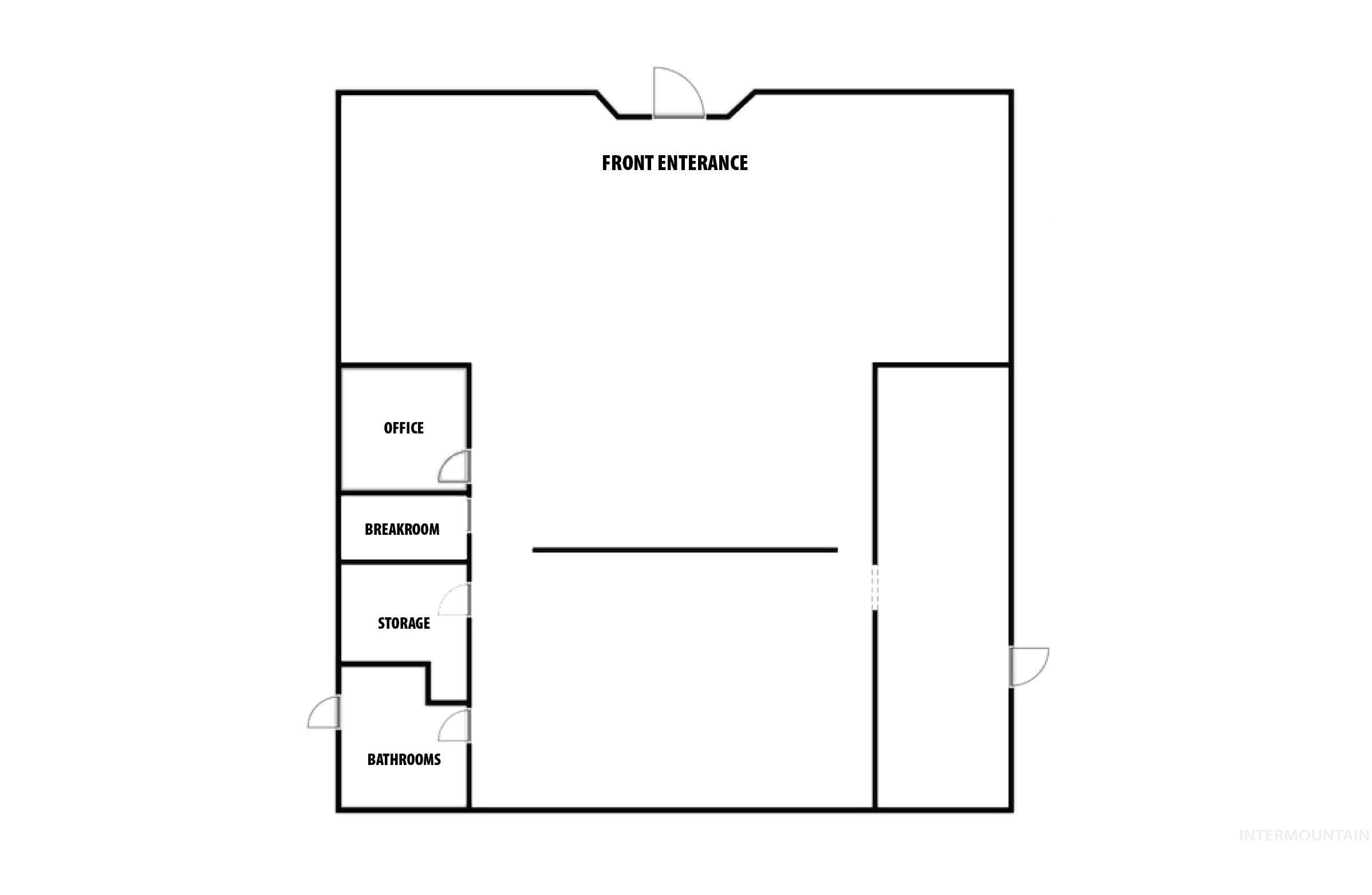 View of floor plan / room layout
