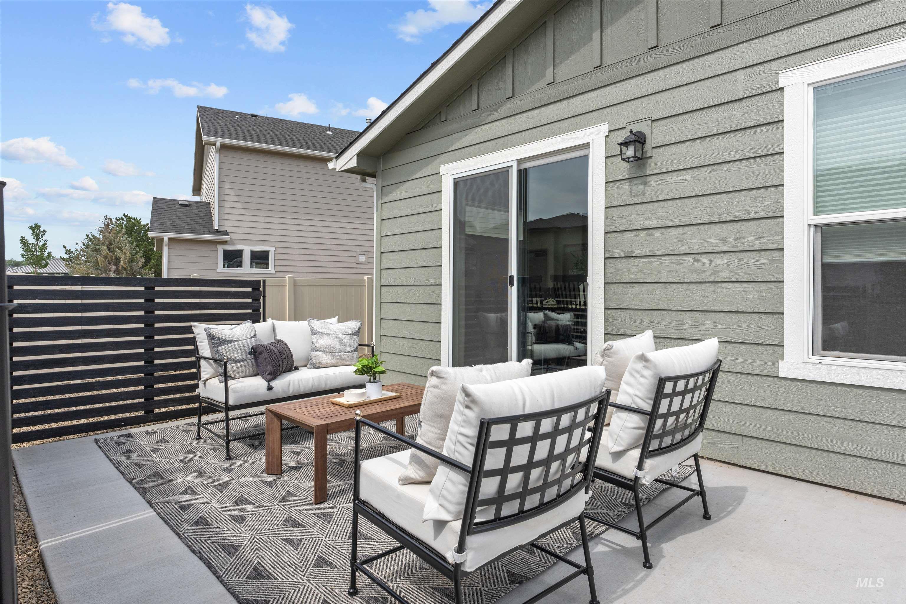 View of patio featuring outdoor lounge area