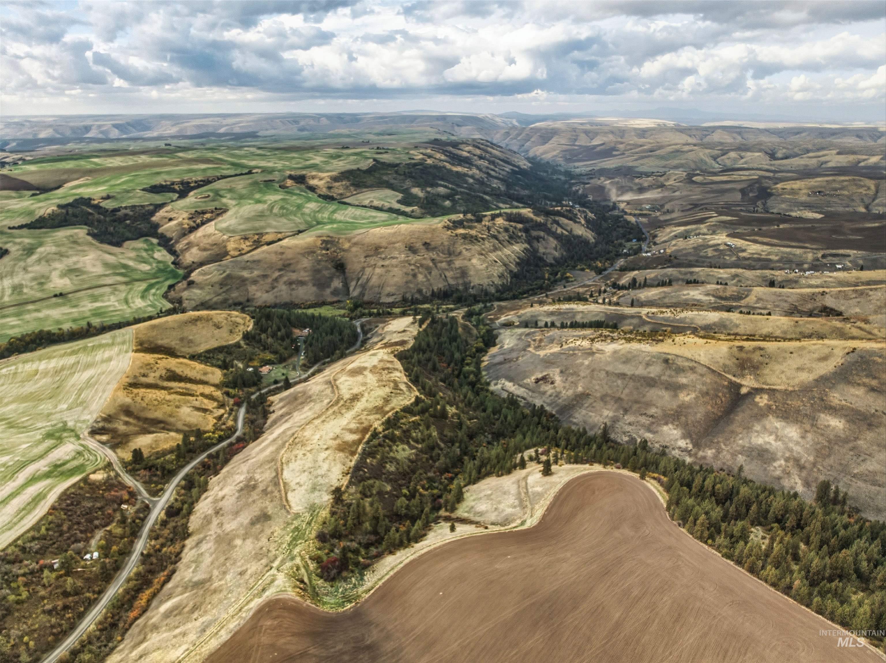 Aerial view of property's location