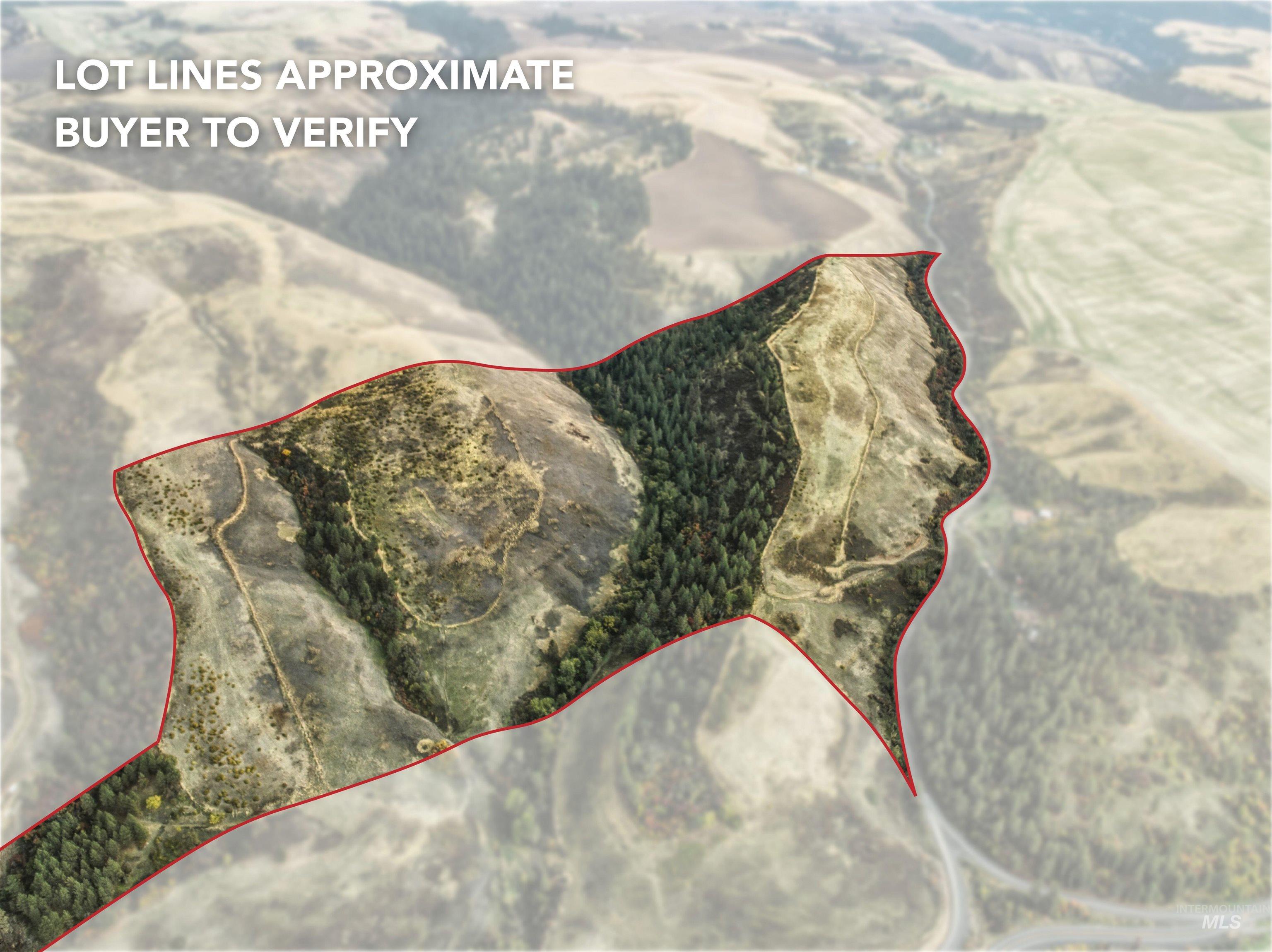 Map / location with property boundaries highlighted