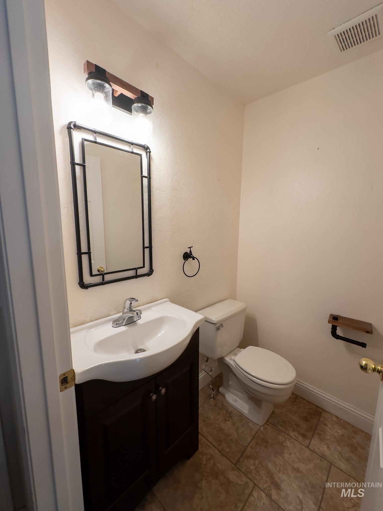 Half bath just off of garage