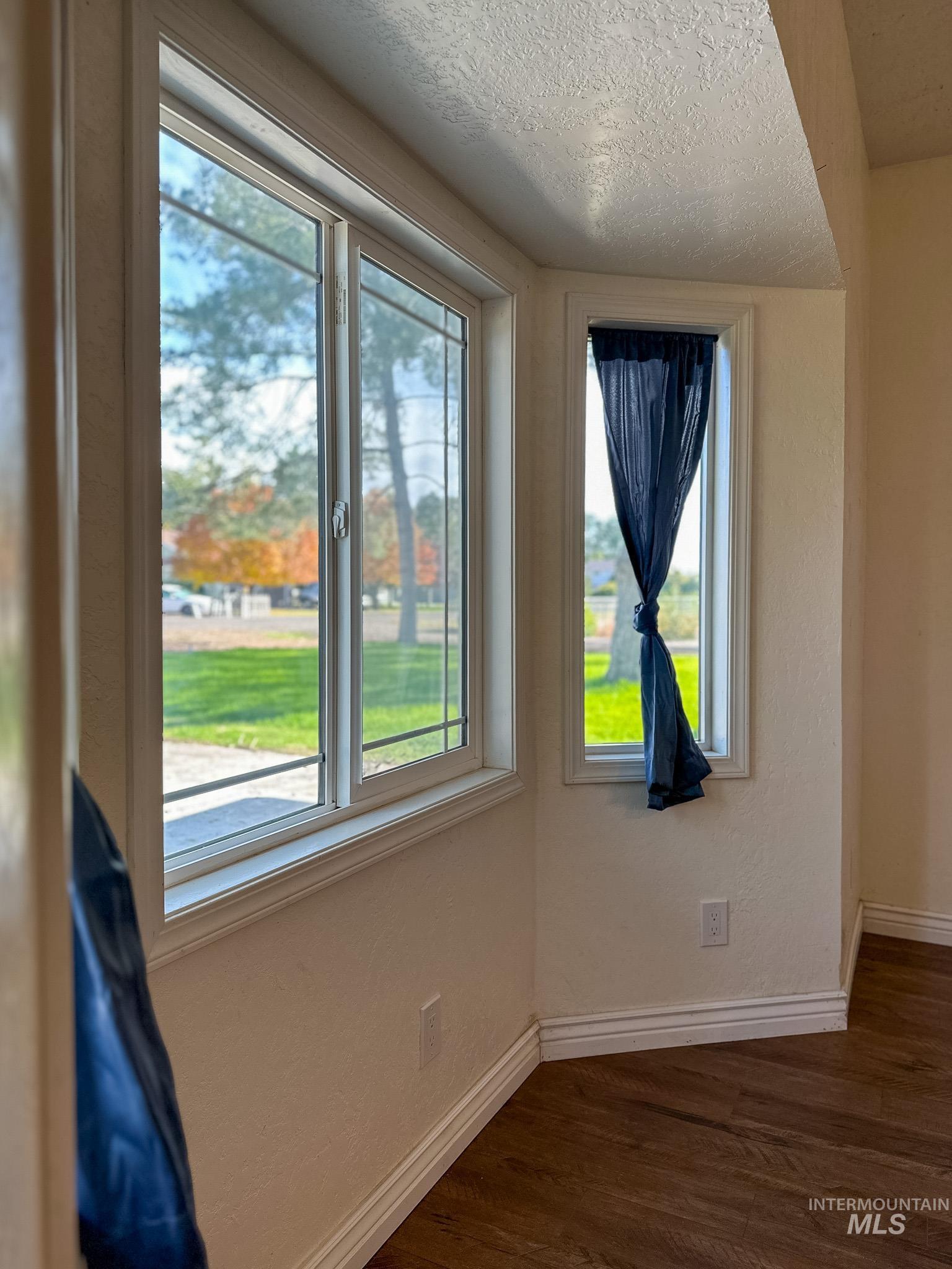 Bay window perfect for a reading nook or starting your seedlings!
