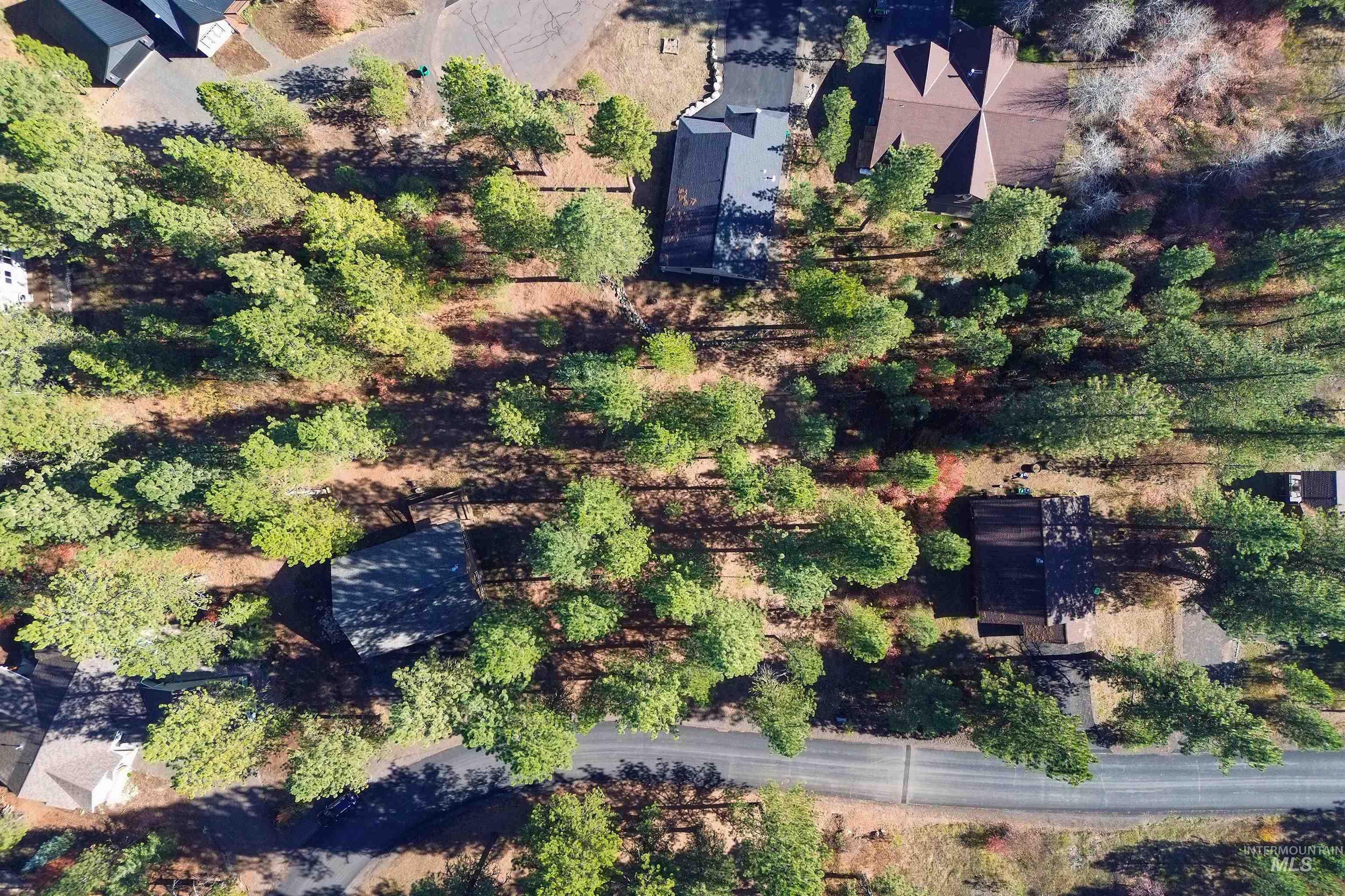 Aerial view of property's location