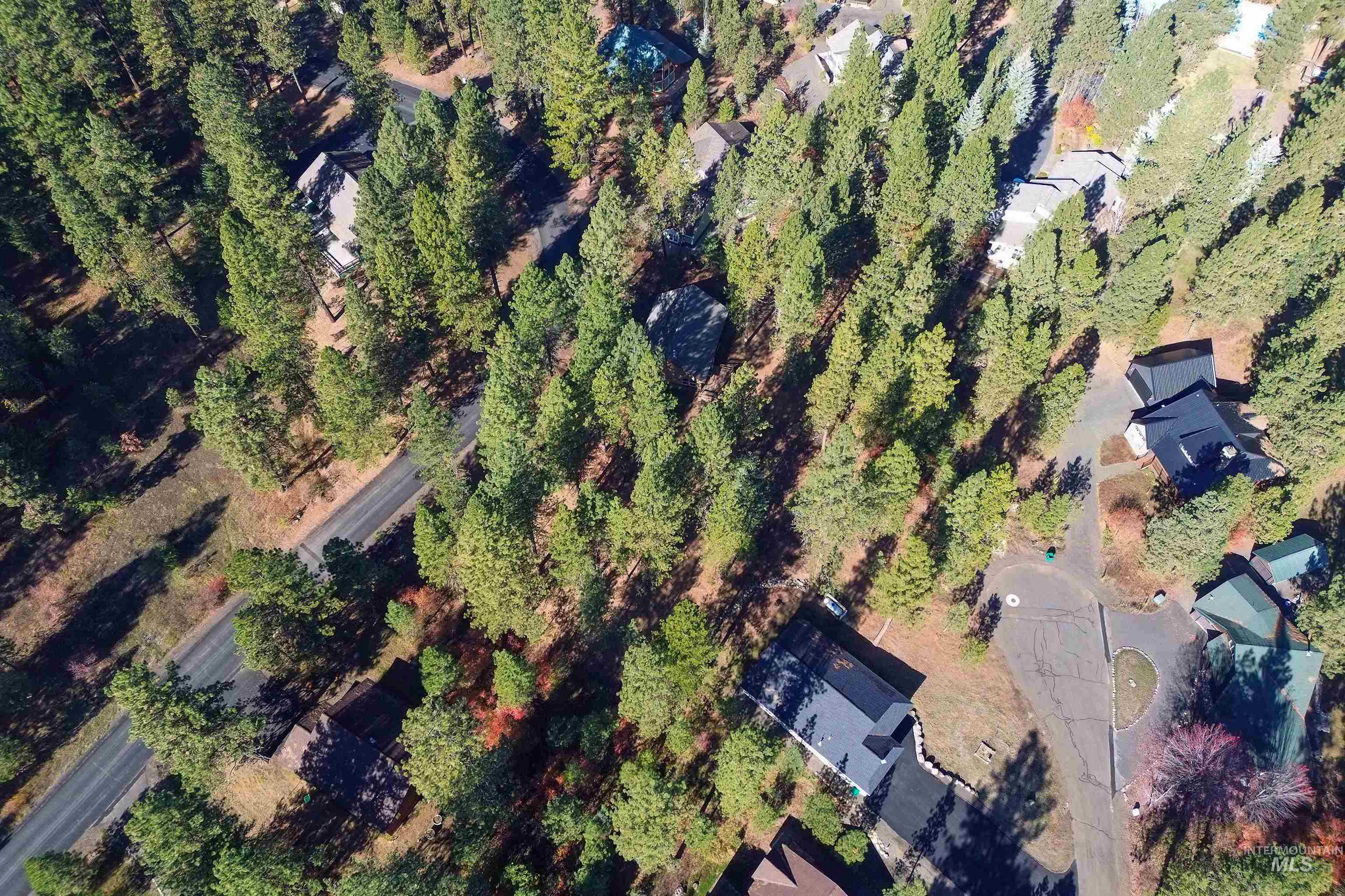 Aerial overview of property's location