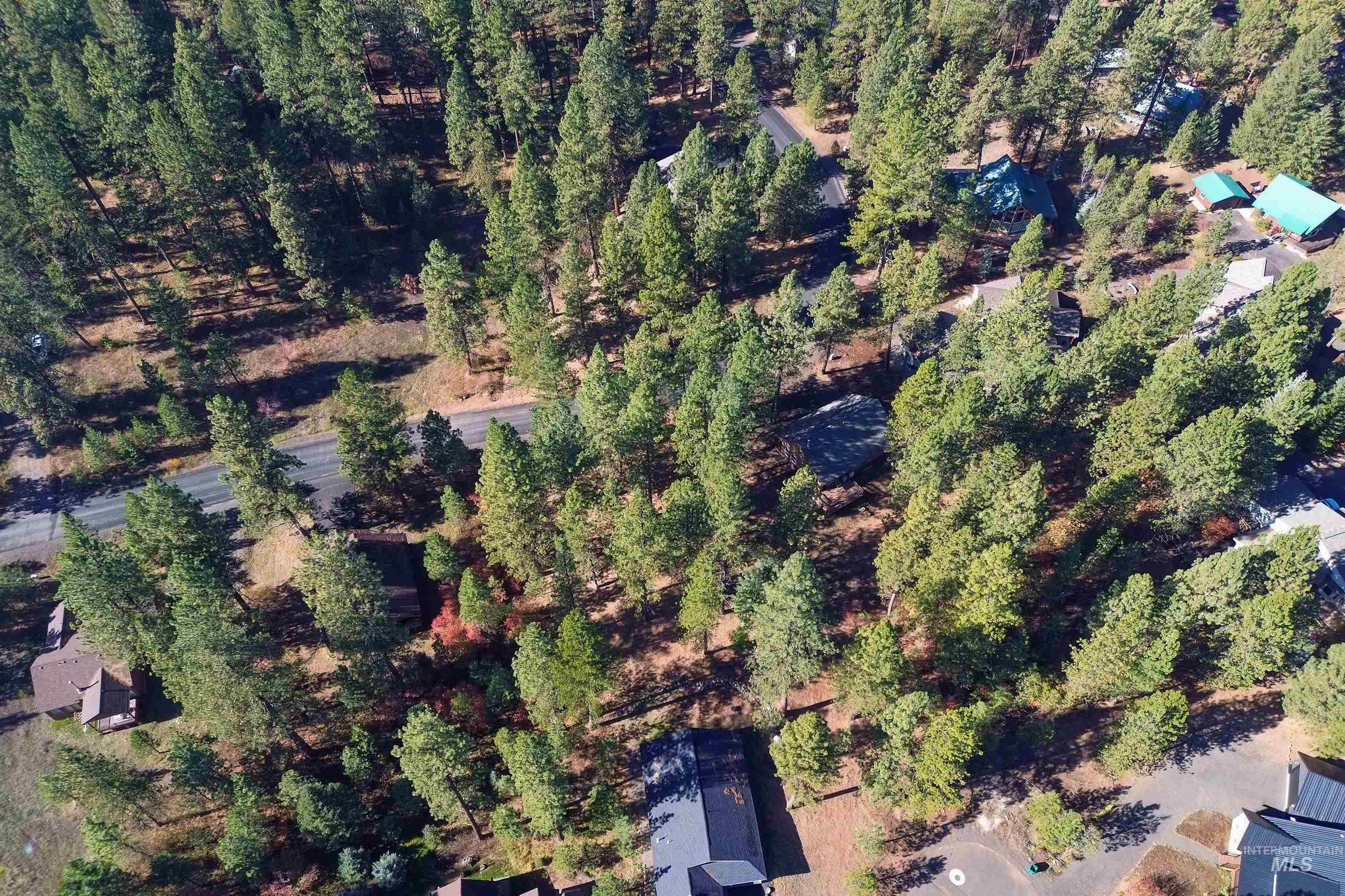 Aerial view of property's location