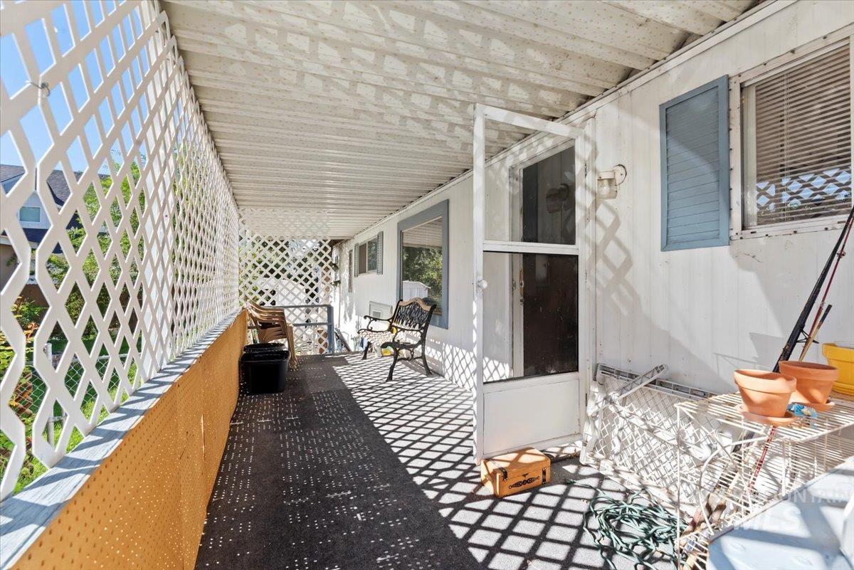 View of patio