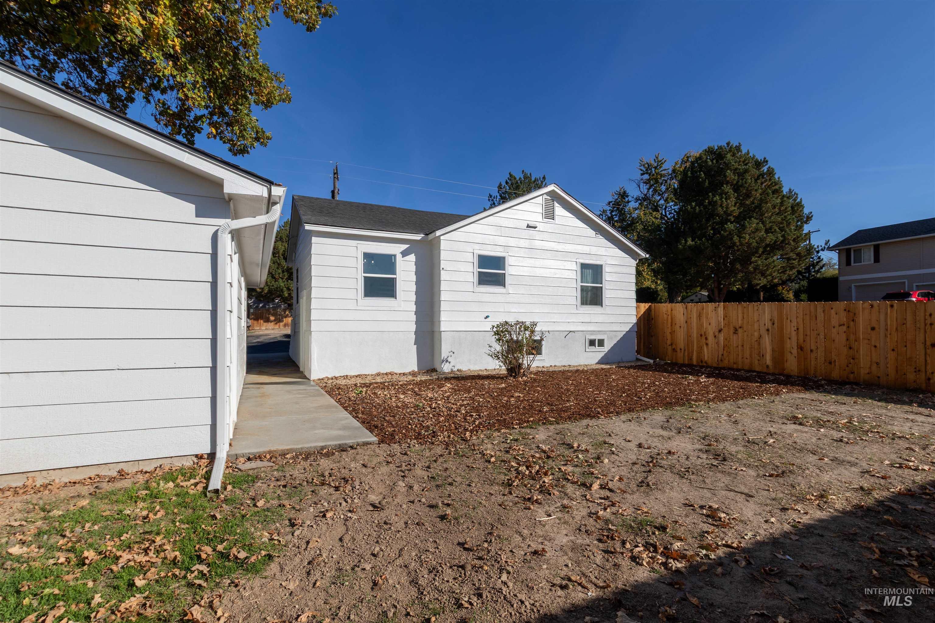 Rear view of property