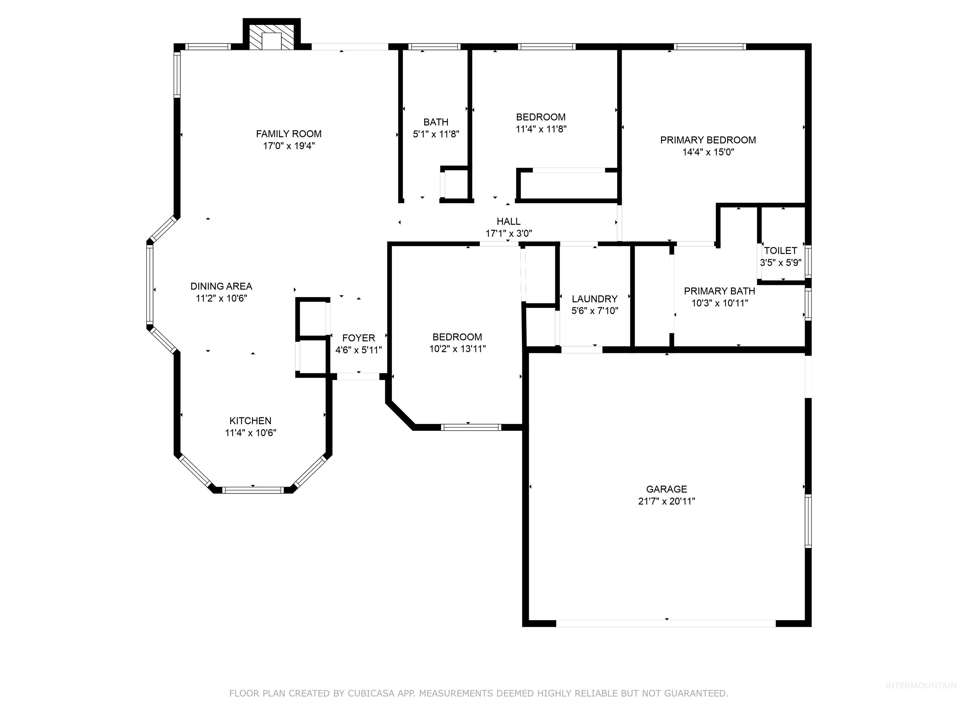 View of room layout