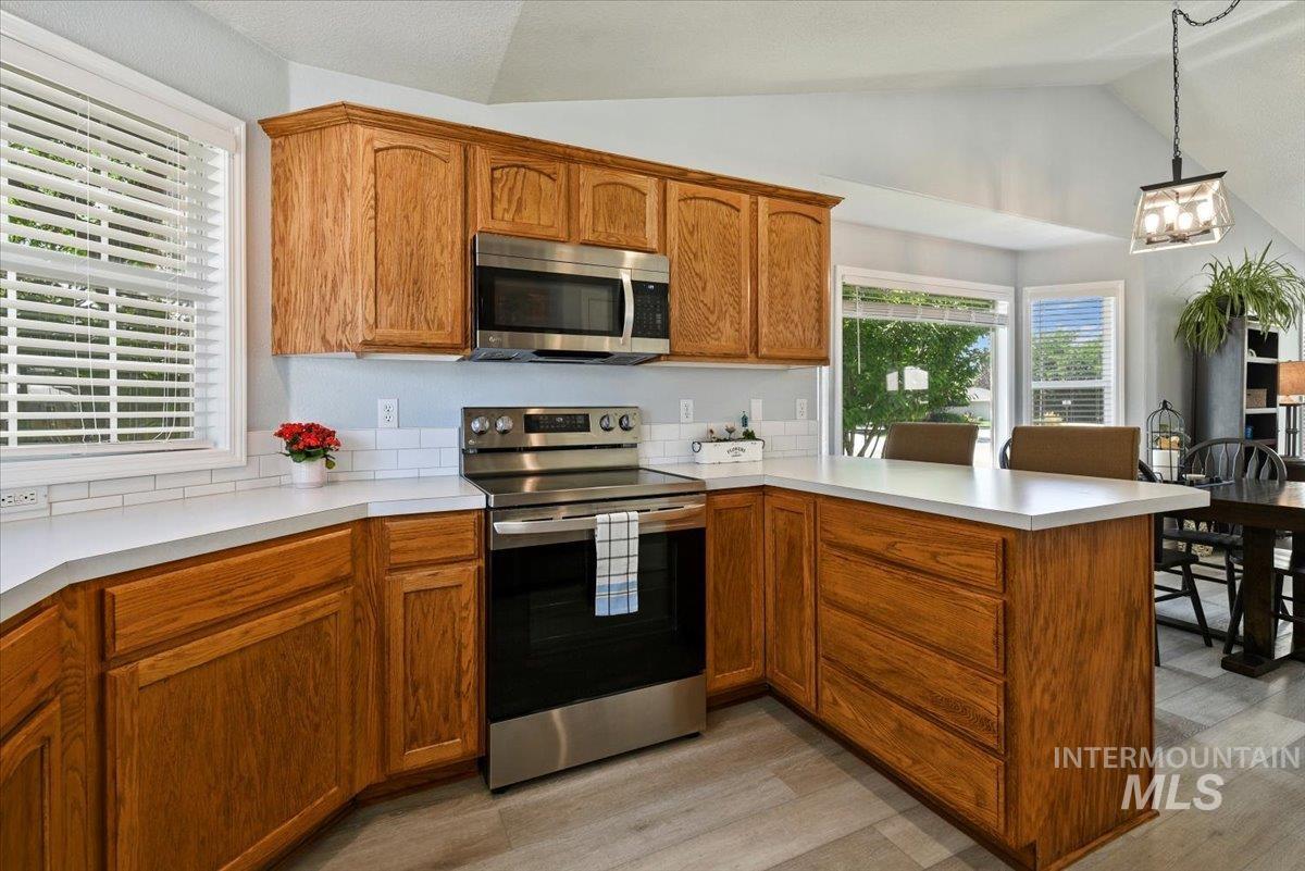 Updated tile backsplash