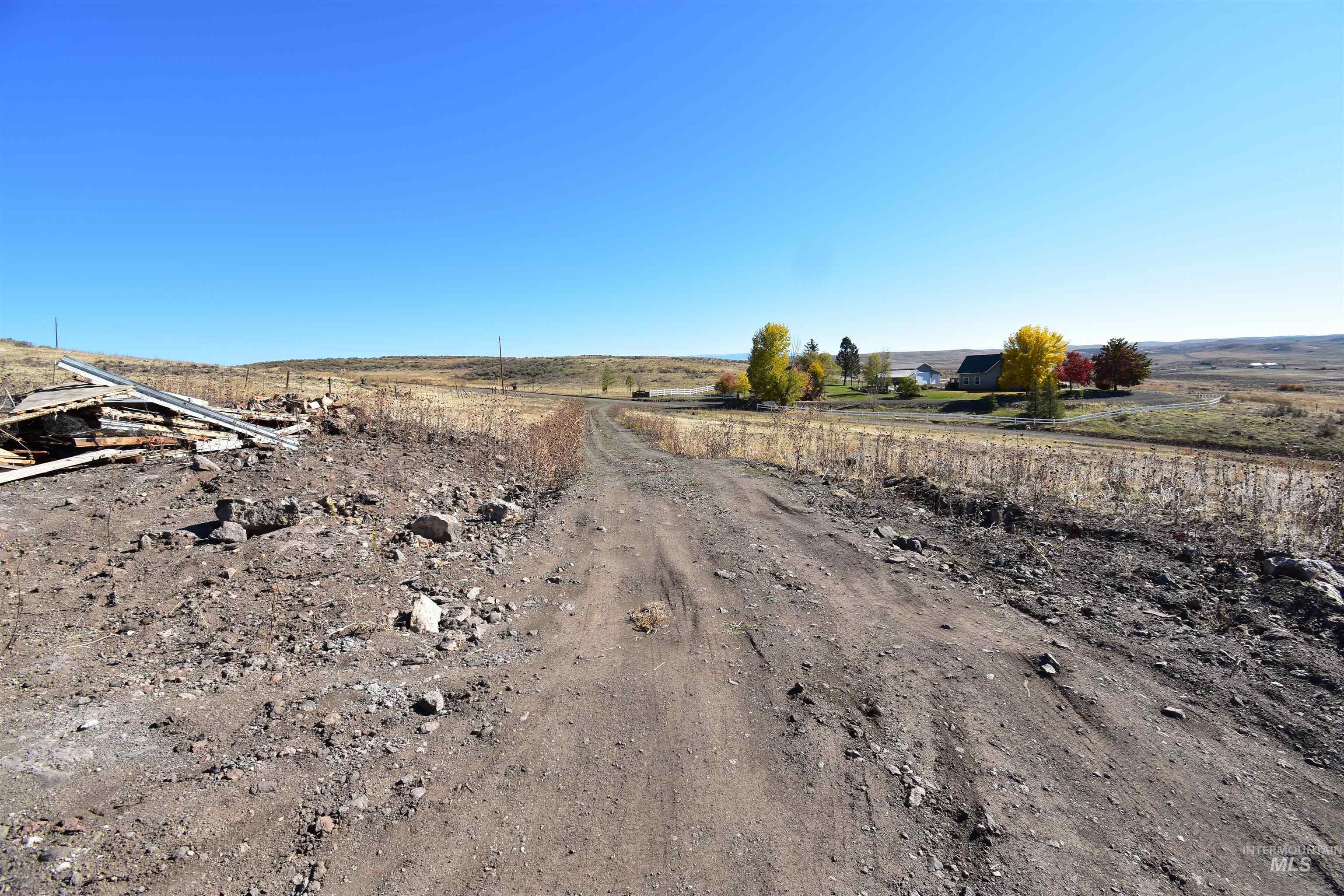 View of road with a rural view