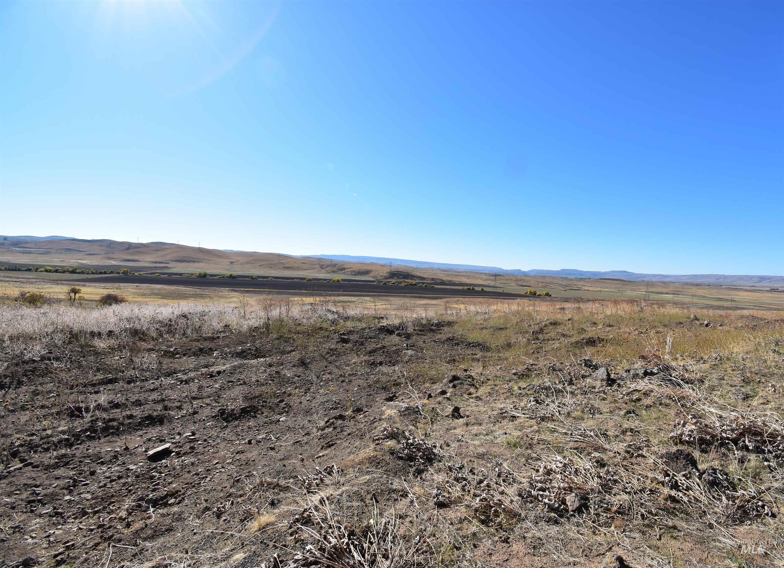 Mountain view with rural landscape