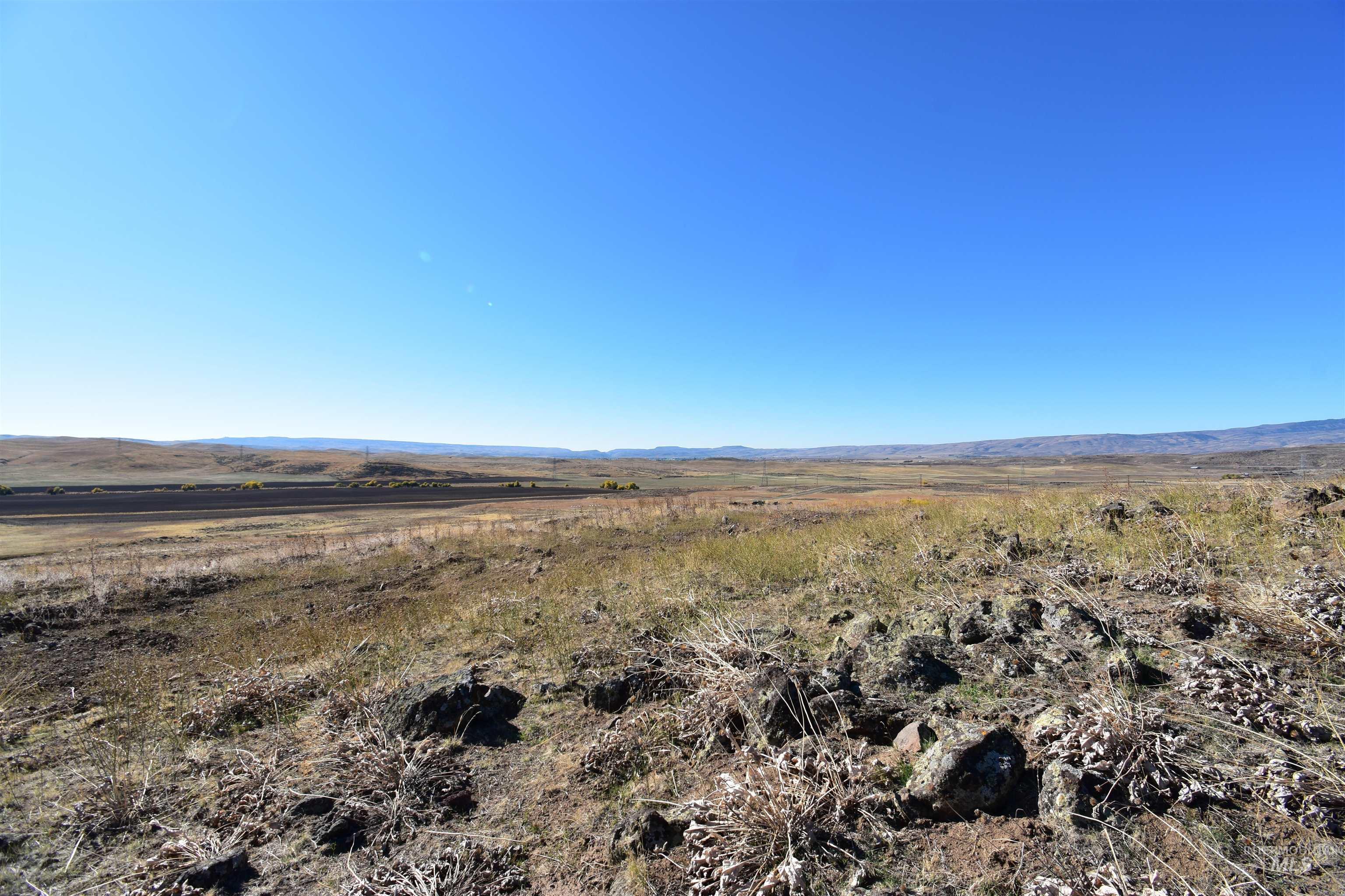 View of mountain background with rural landscape