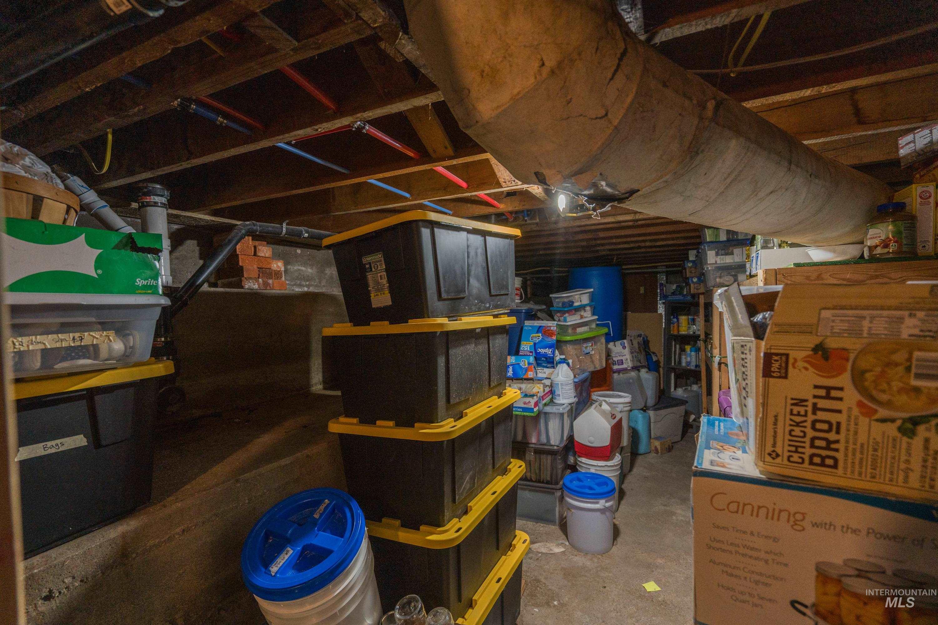 View of storage room