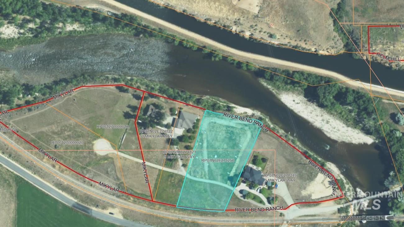 Map / location featuring property boundaries highlighted