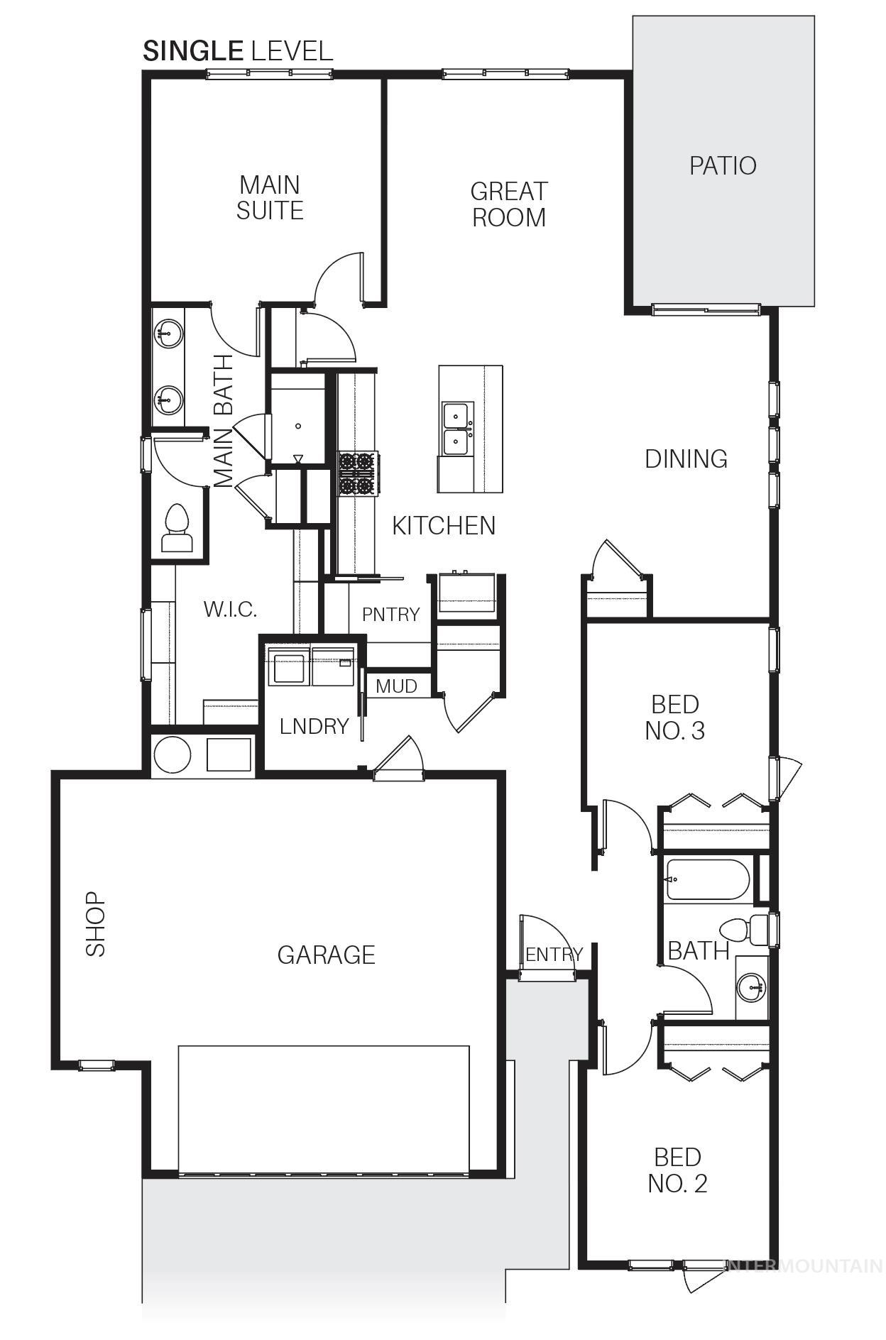 View of floor plan / room layout