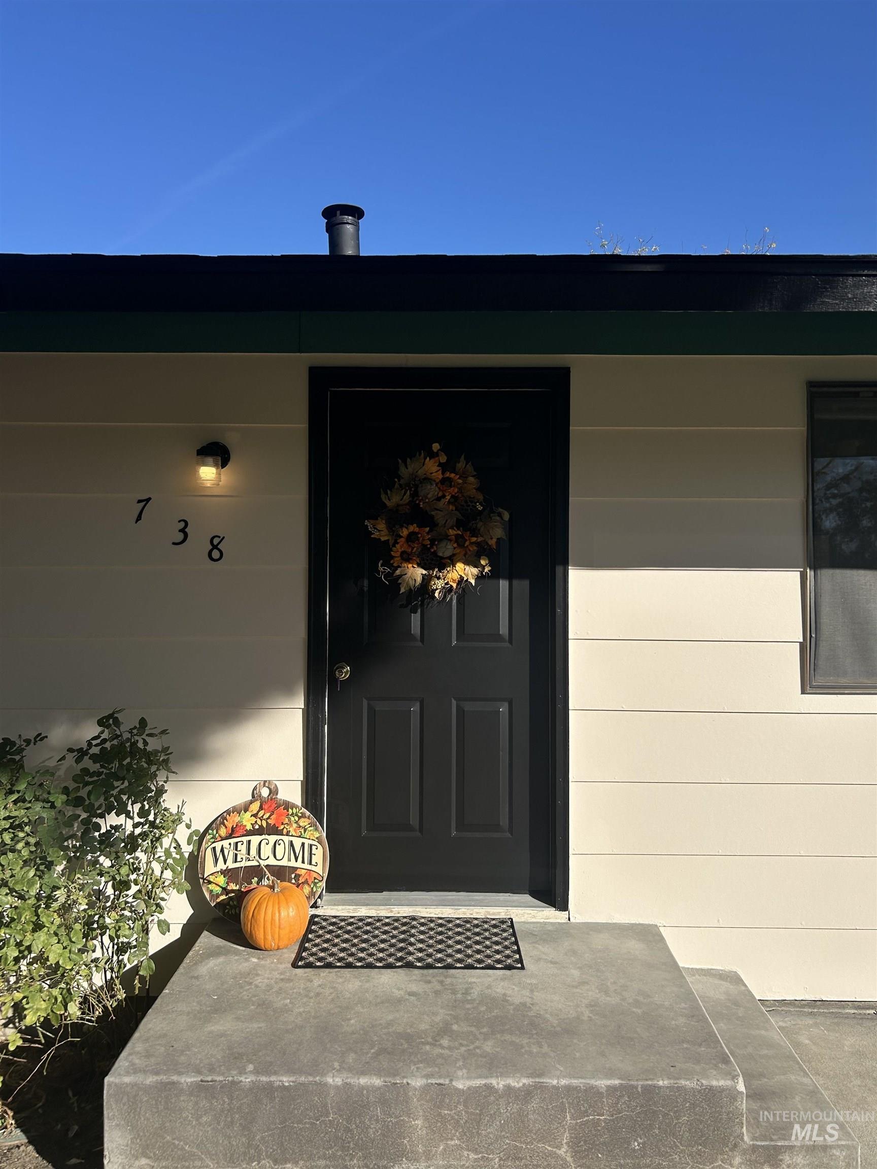 View of exterior entry