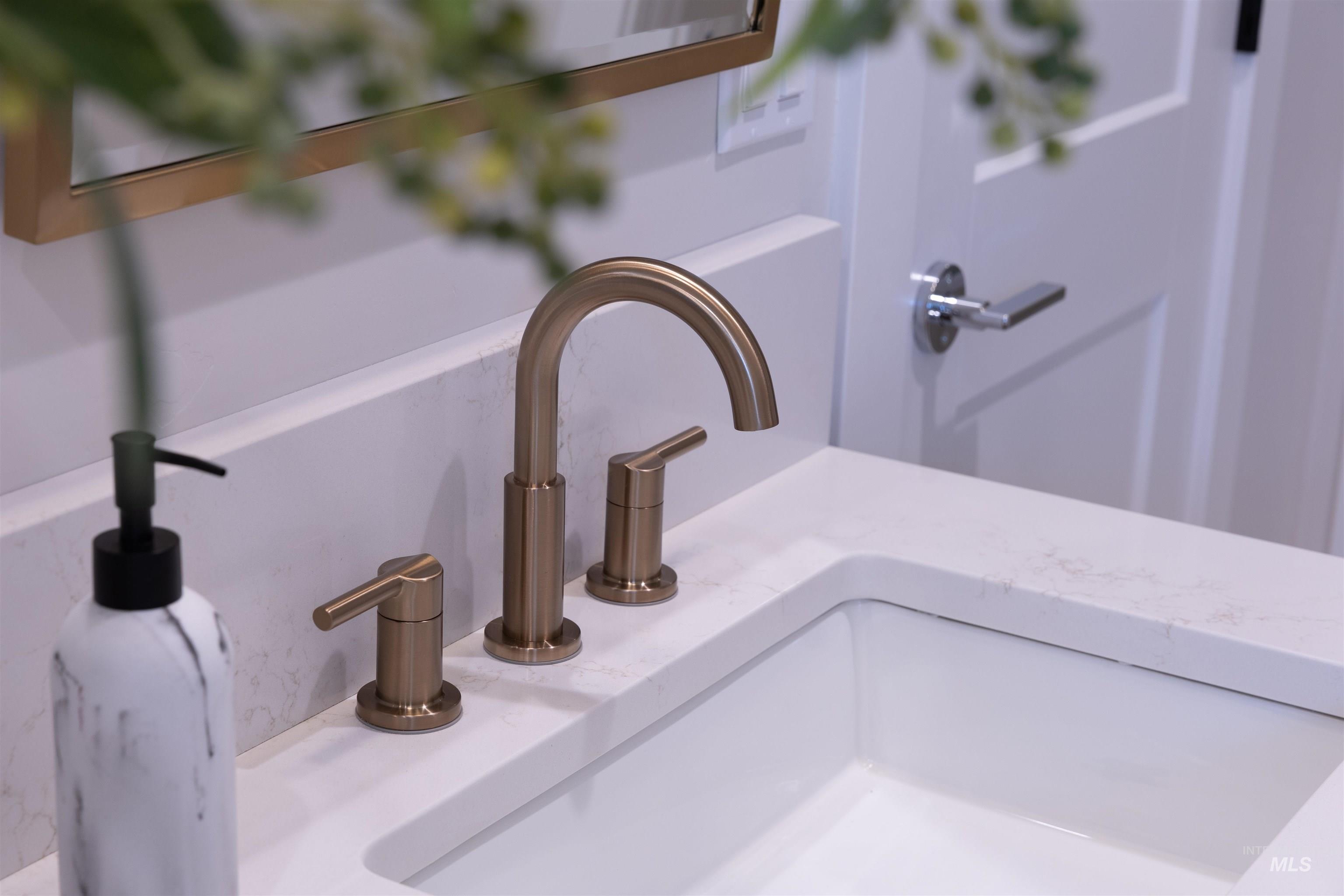 Bathroom view of a sink
