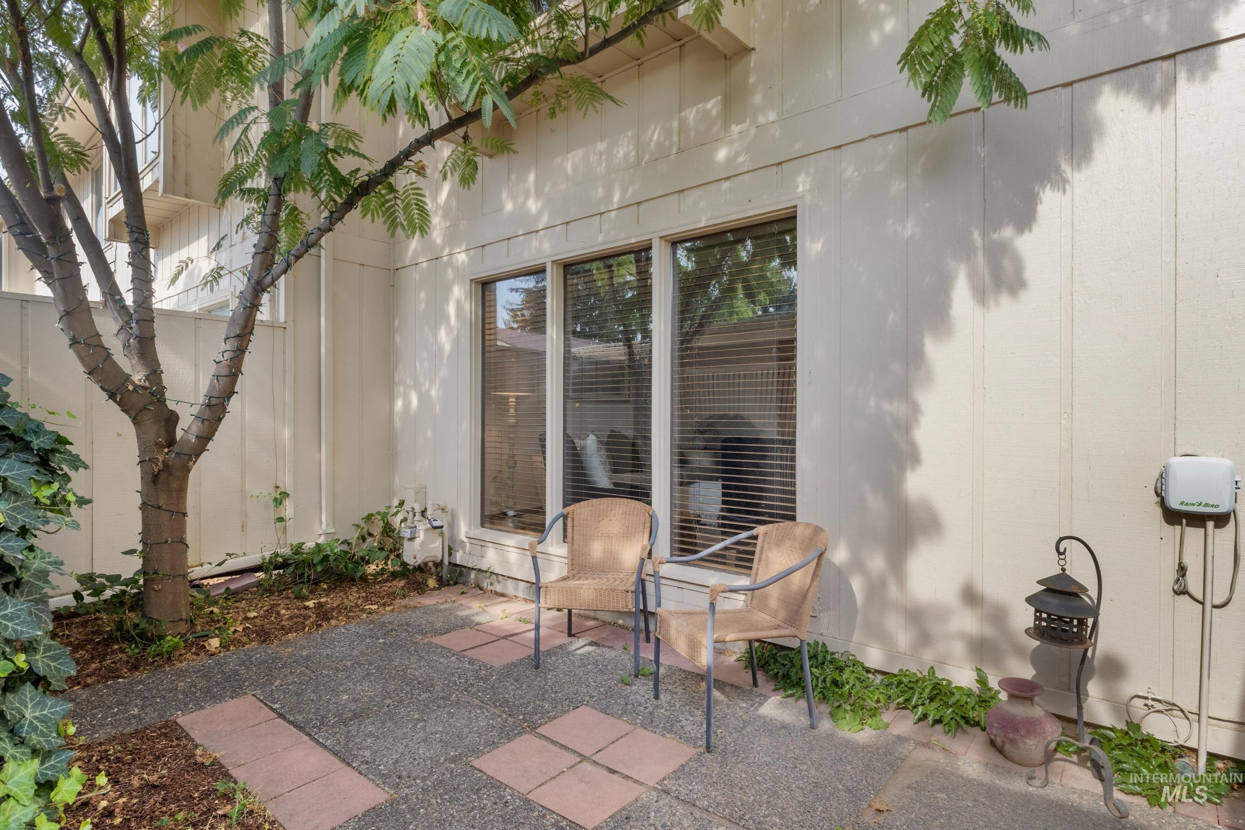 View of patio