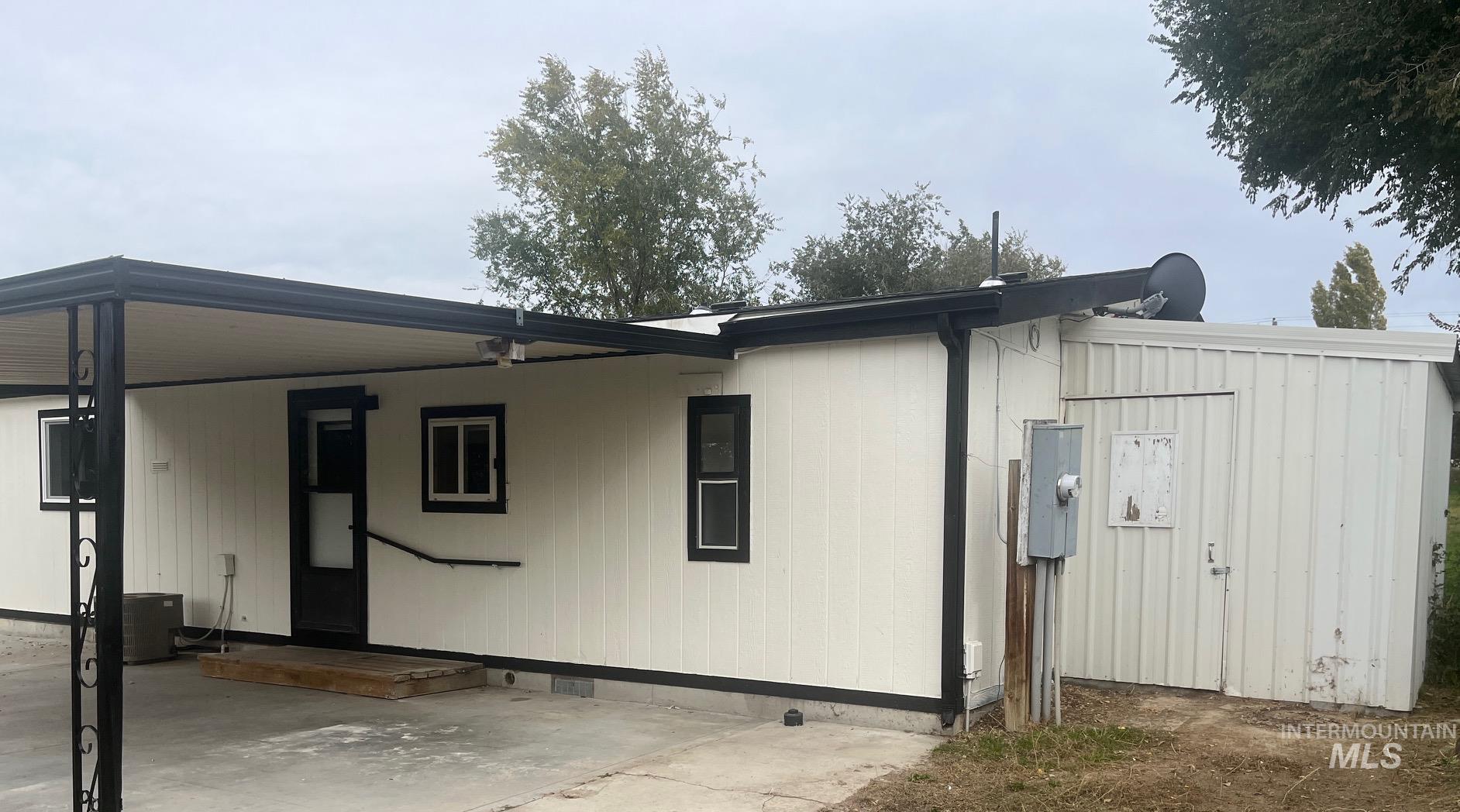 Back of property