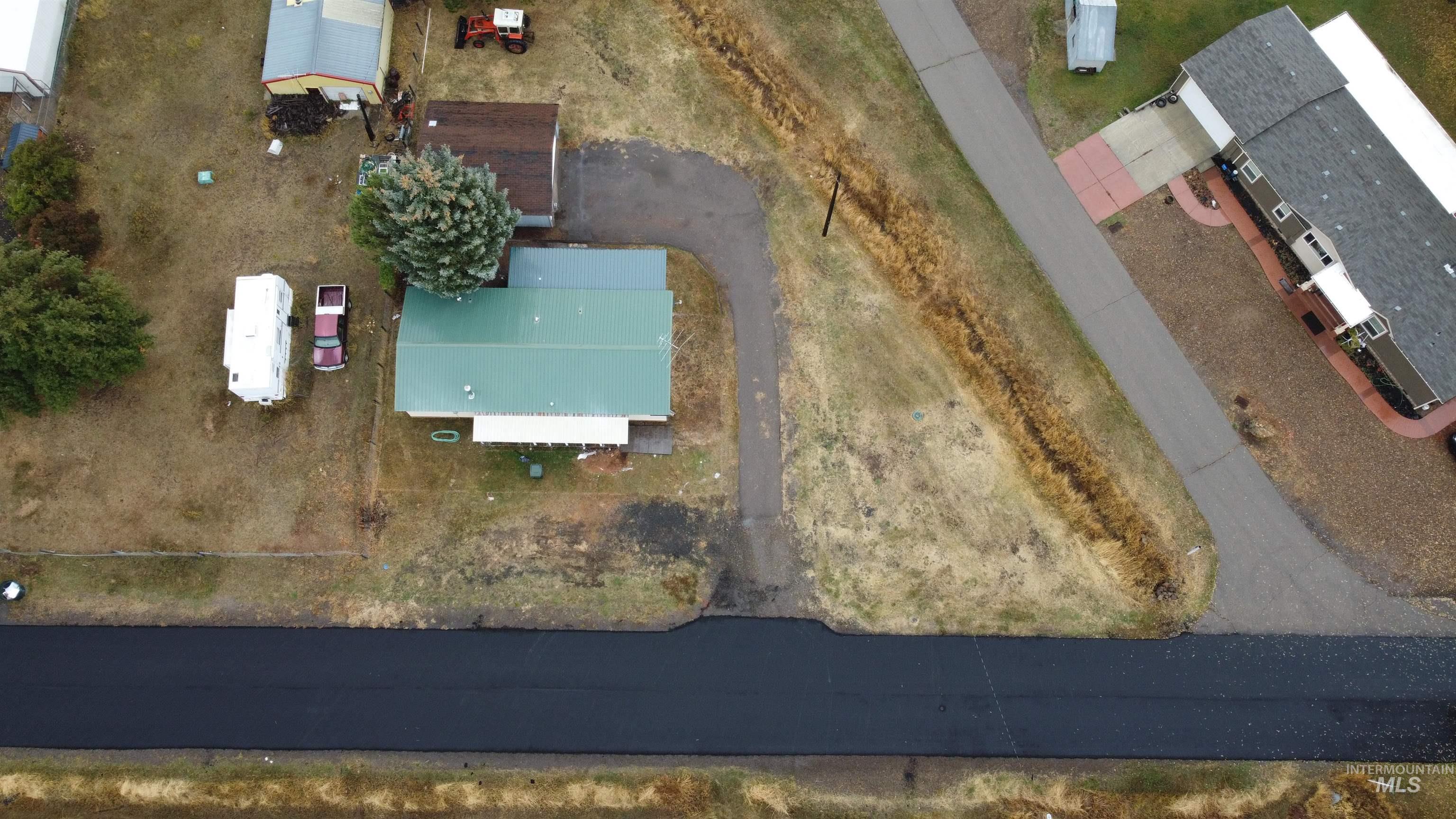 Aerial overview of property's location