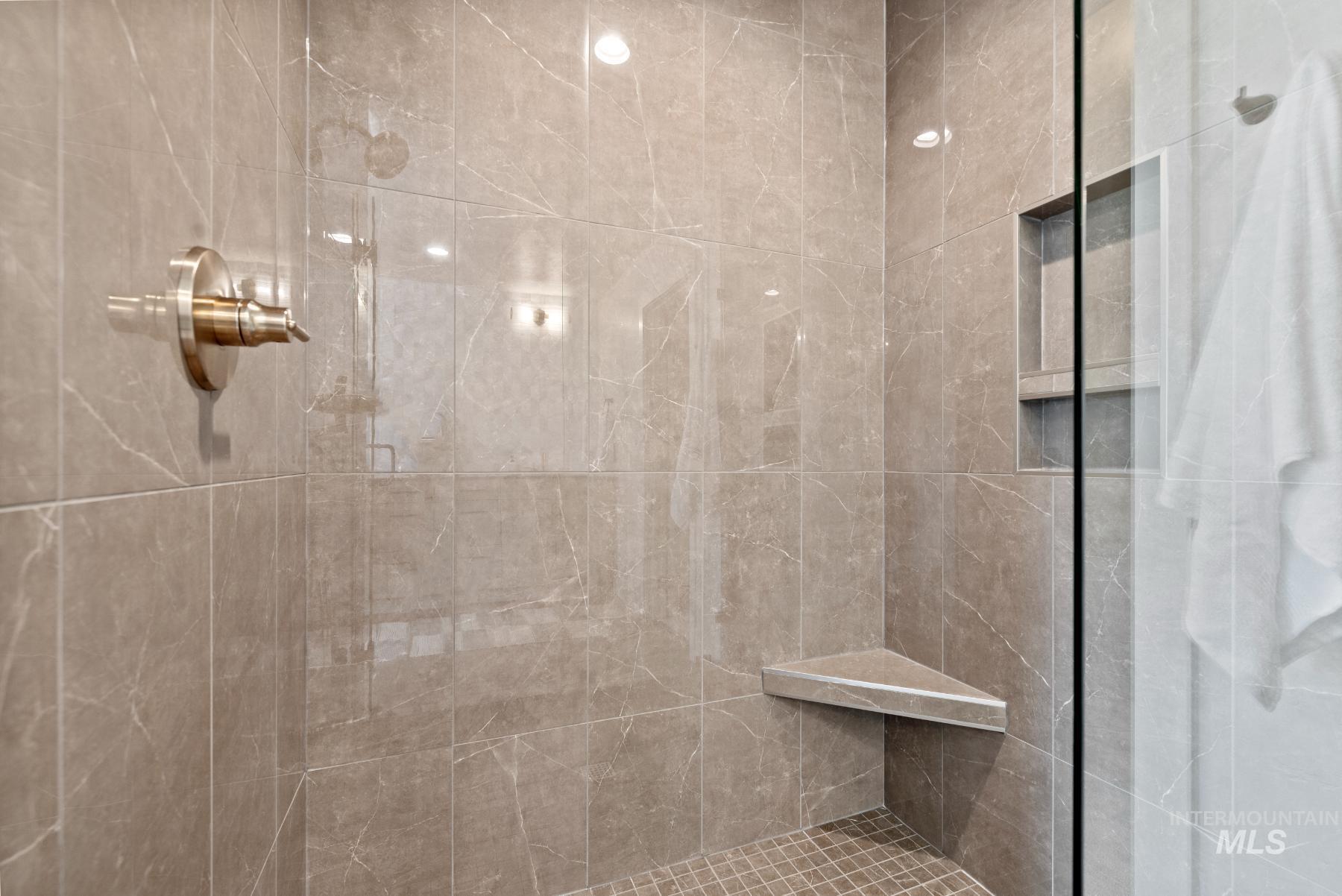 Full bath with a stall shower