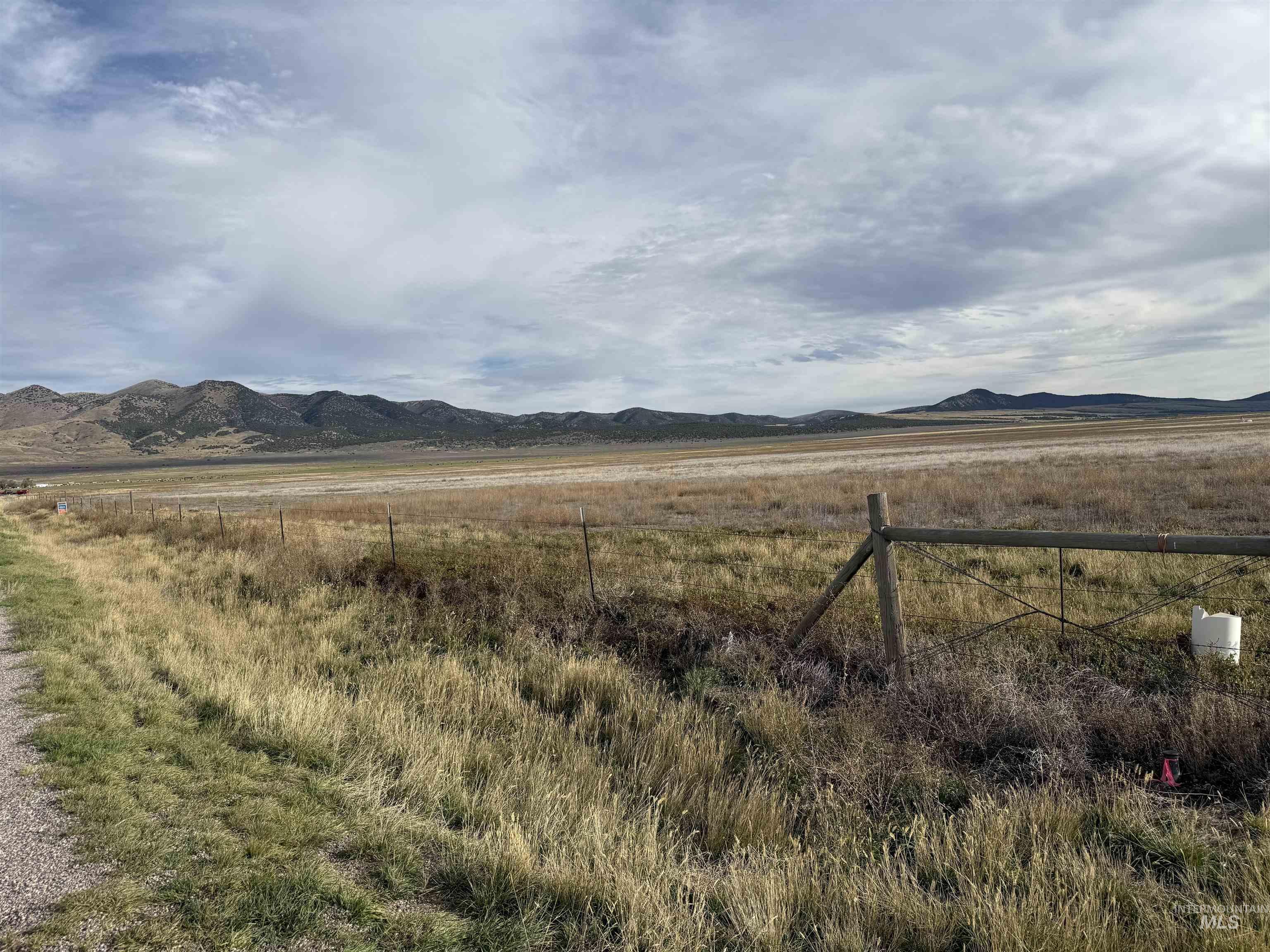 Mountain view with rural landscape