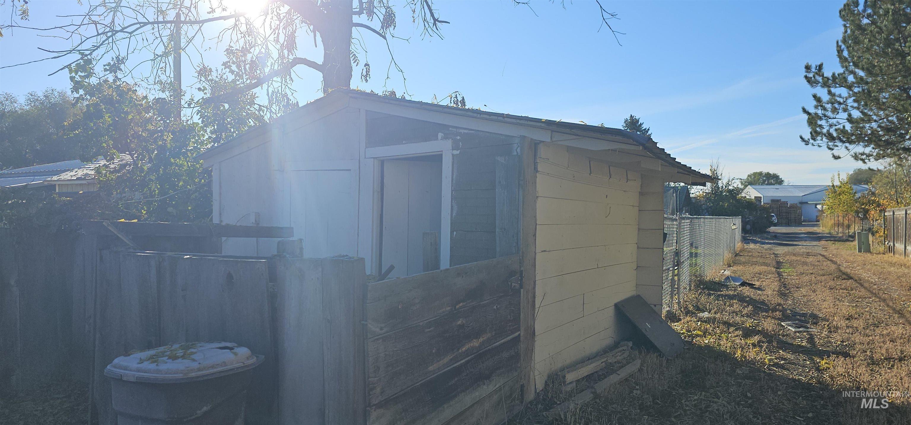 View of shed