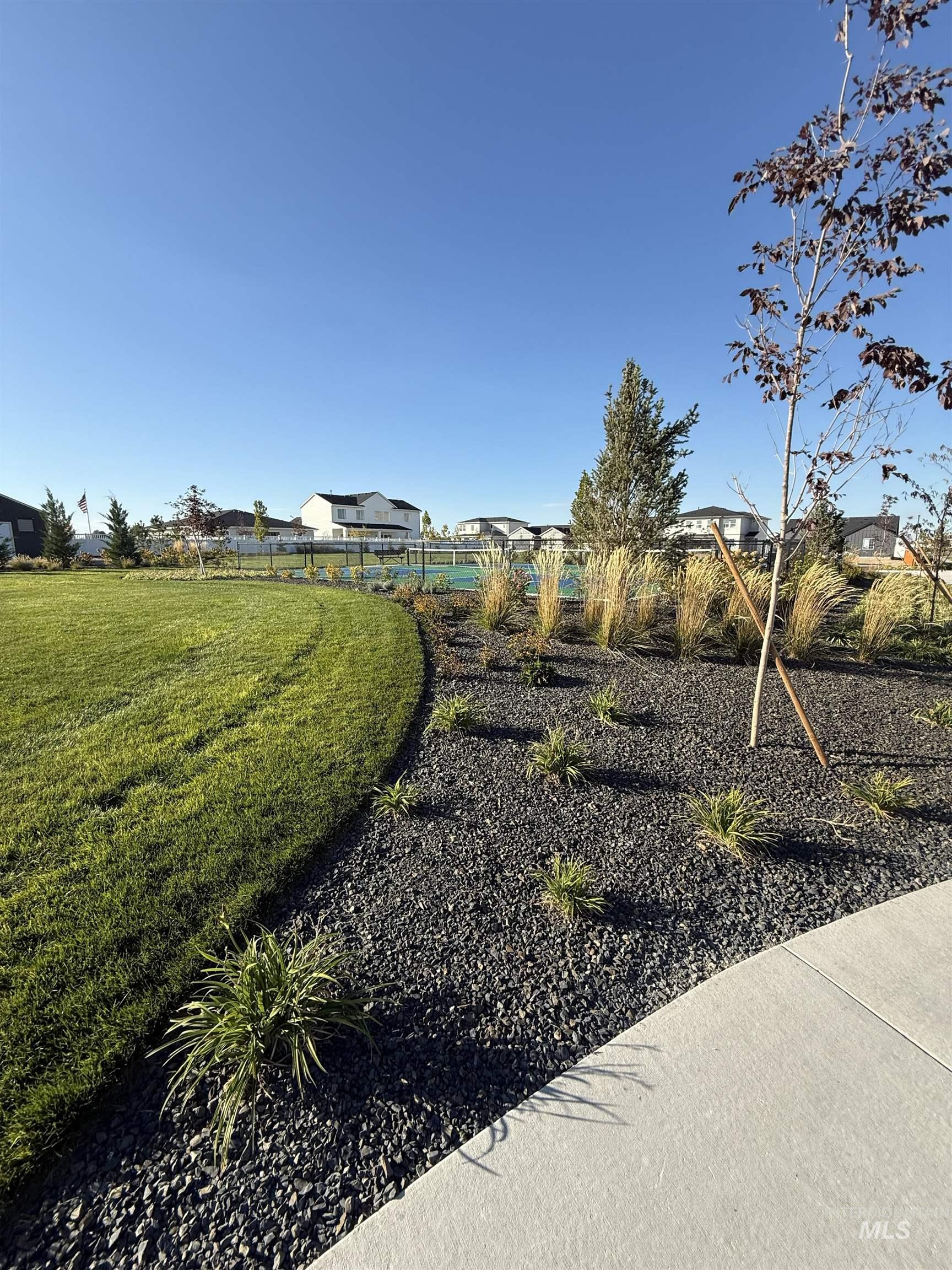 Community green belt area