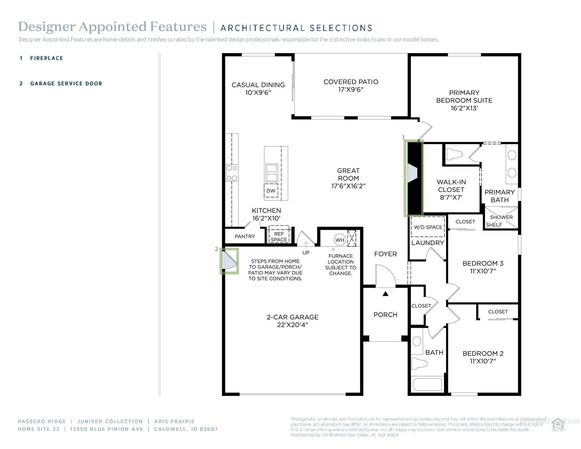 View of floor plan / room layout