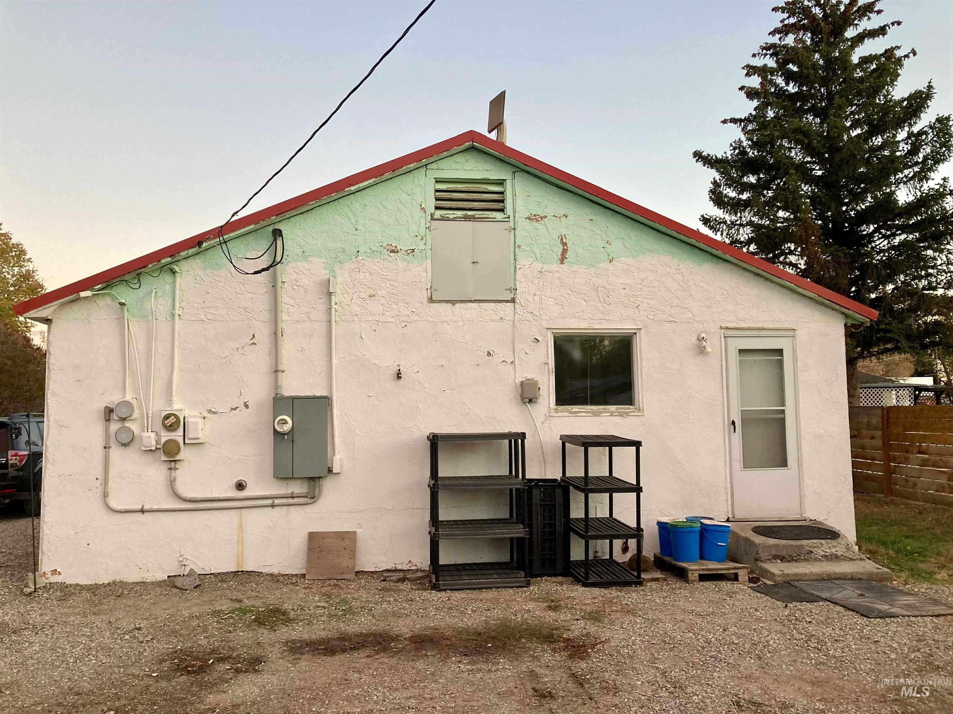 Rear view of property