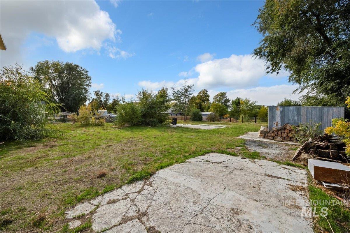 View of yard featuring a patio