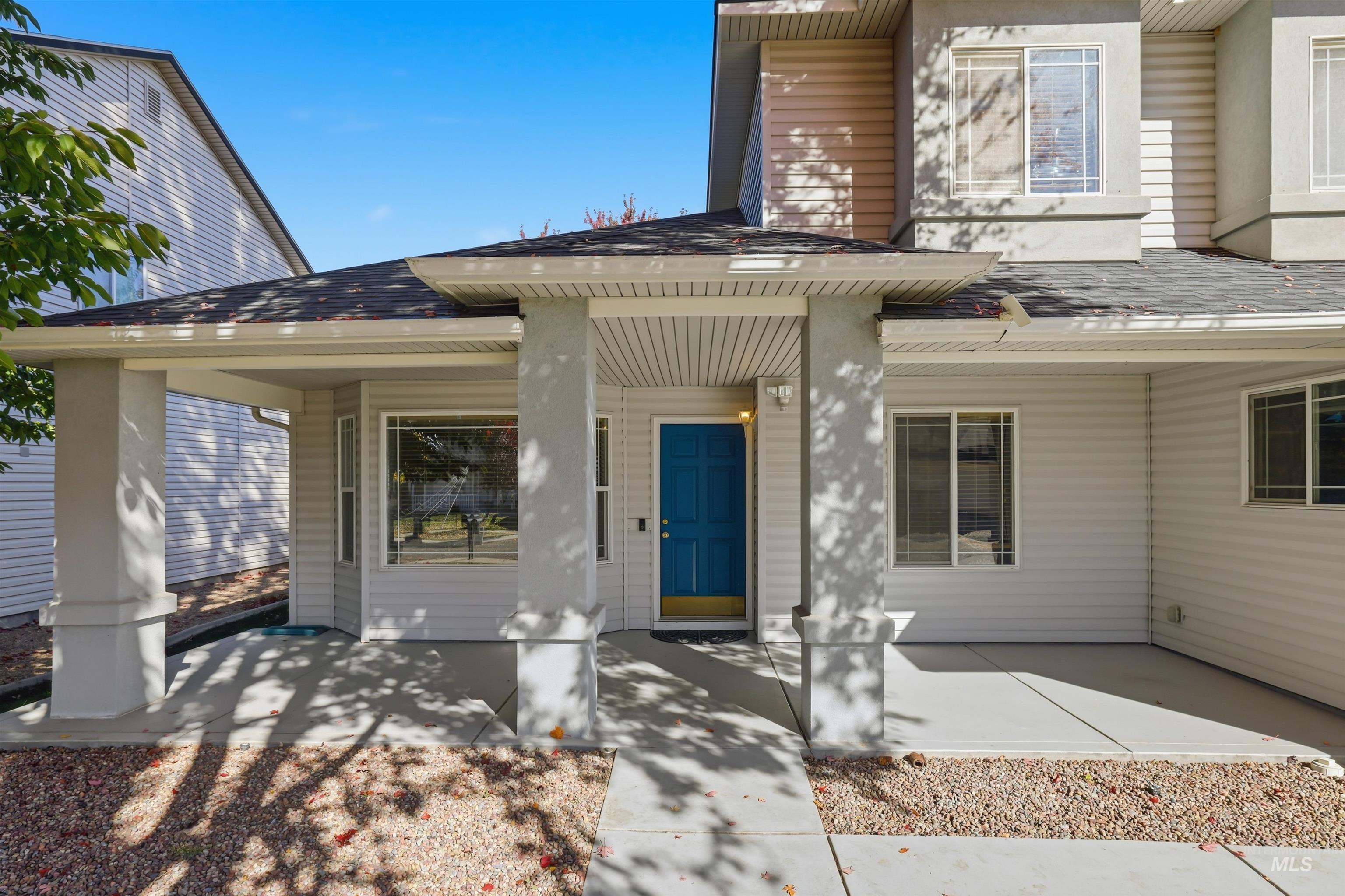 Doorway to property featuring a porch