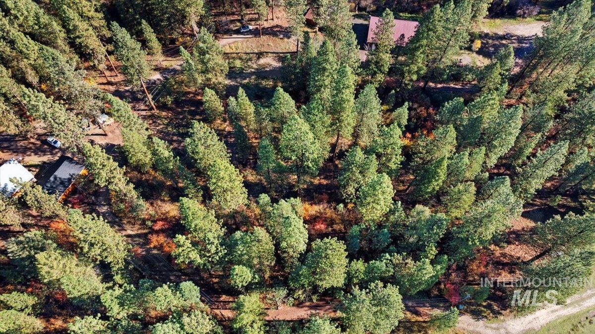 Aerial view of property's location