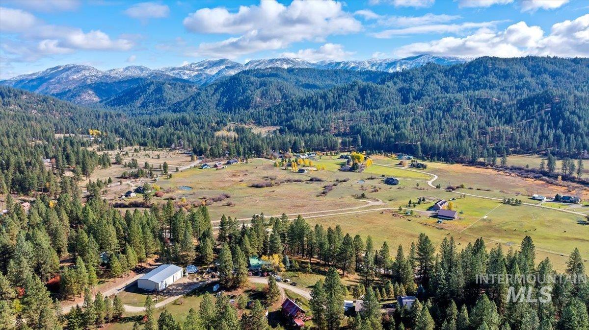 Aerial view of mountains