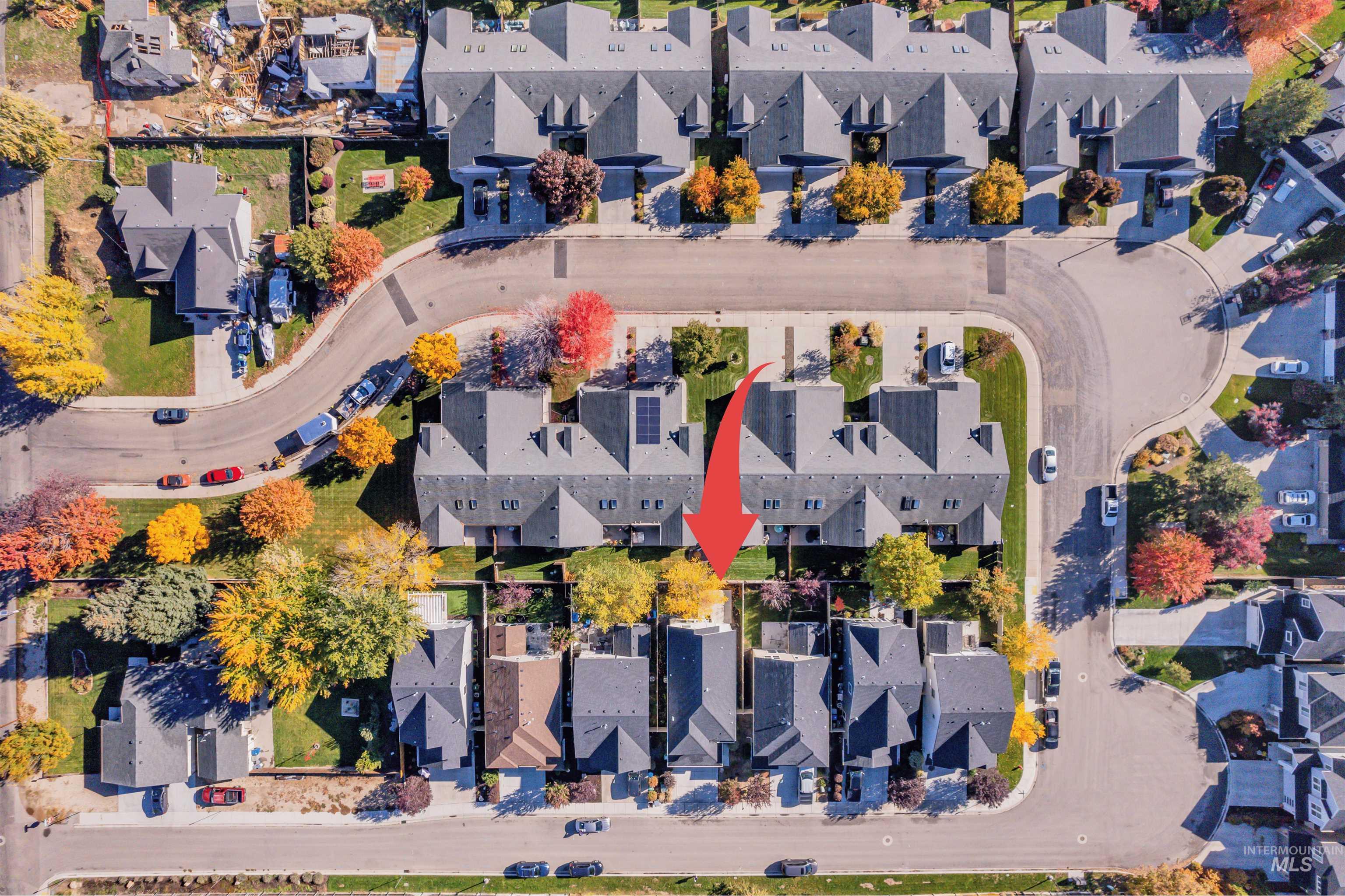 View of property location with nearby suburban area