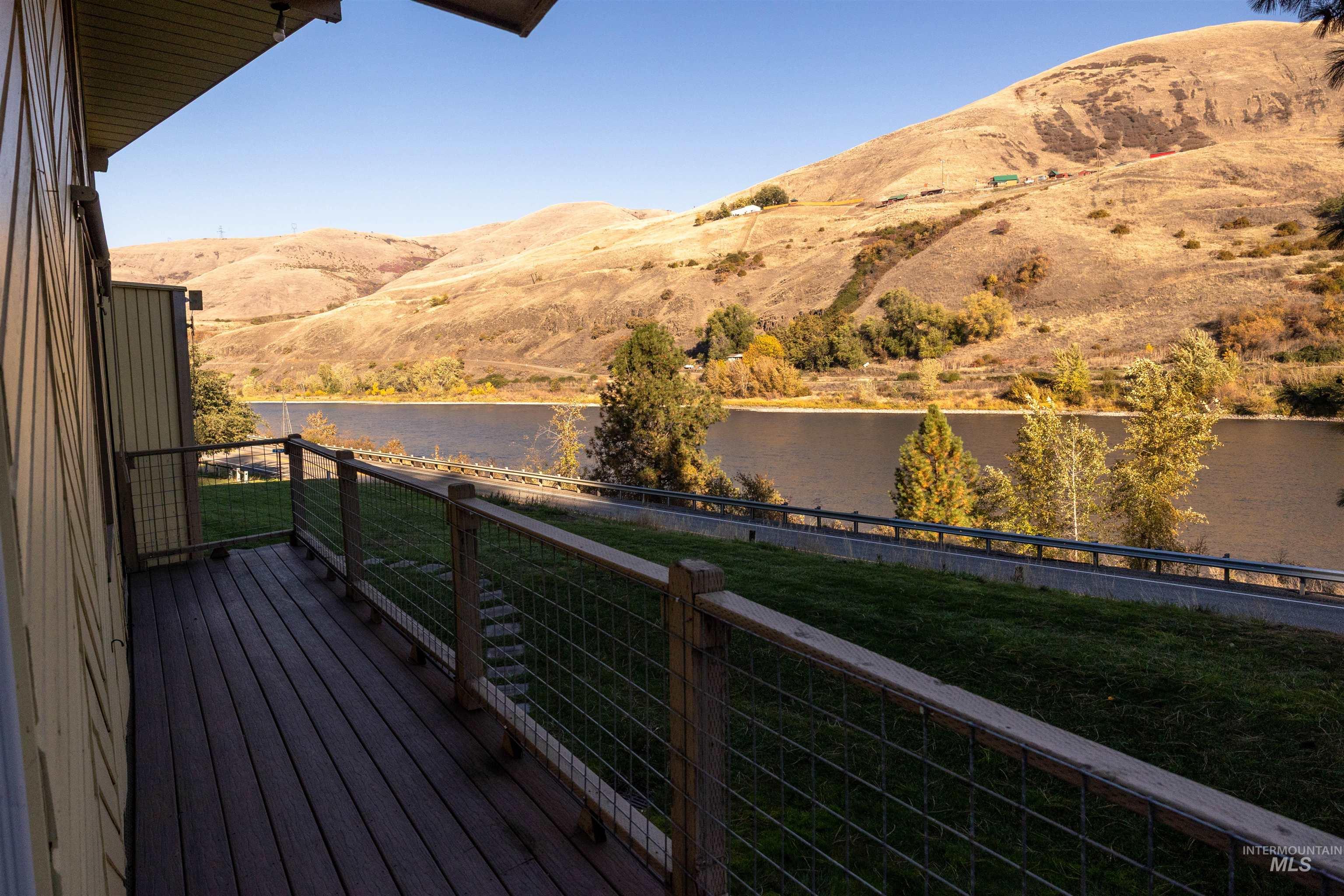 Mountain view with a nearby body of water