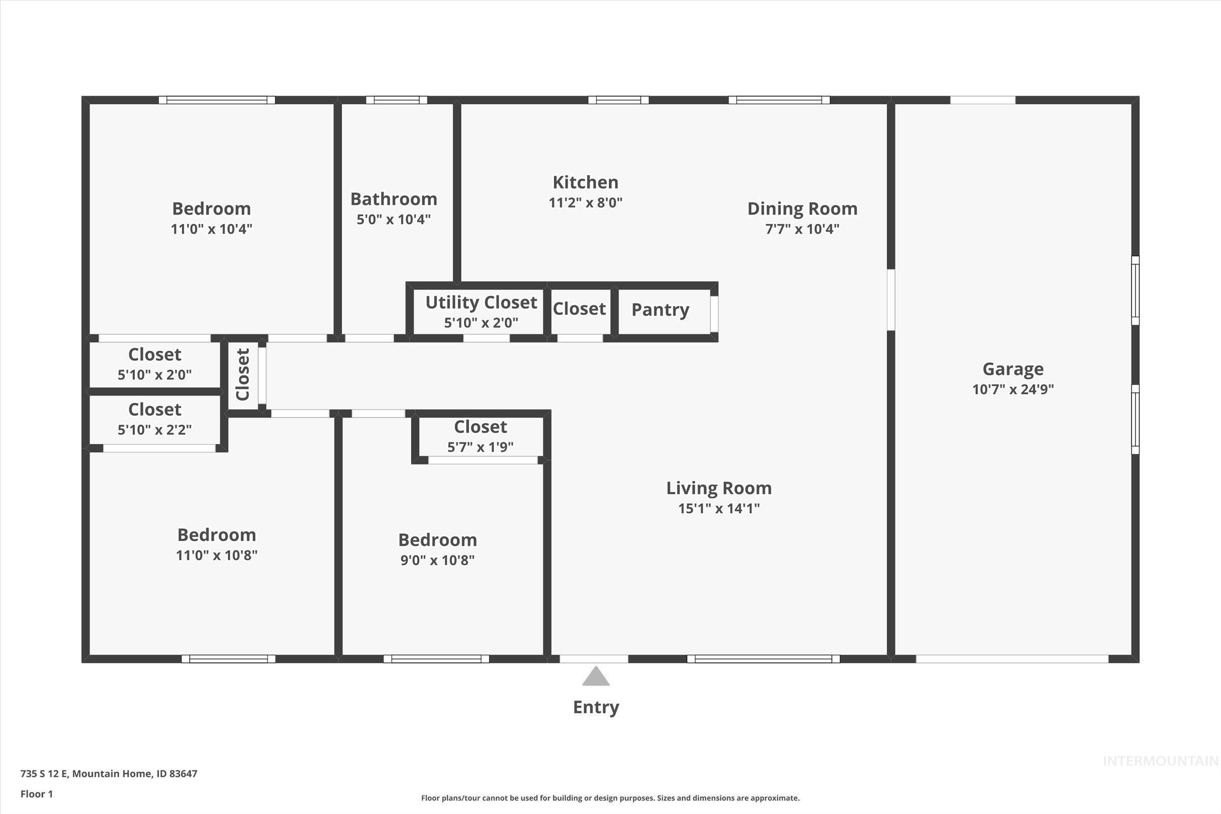 View of floor plan / room layout