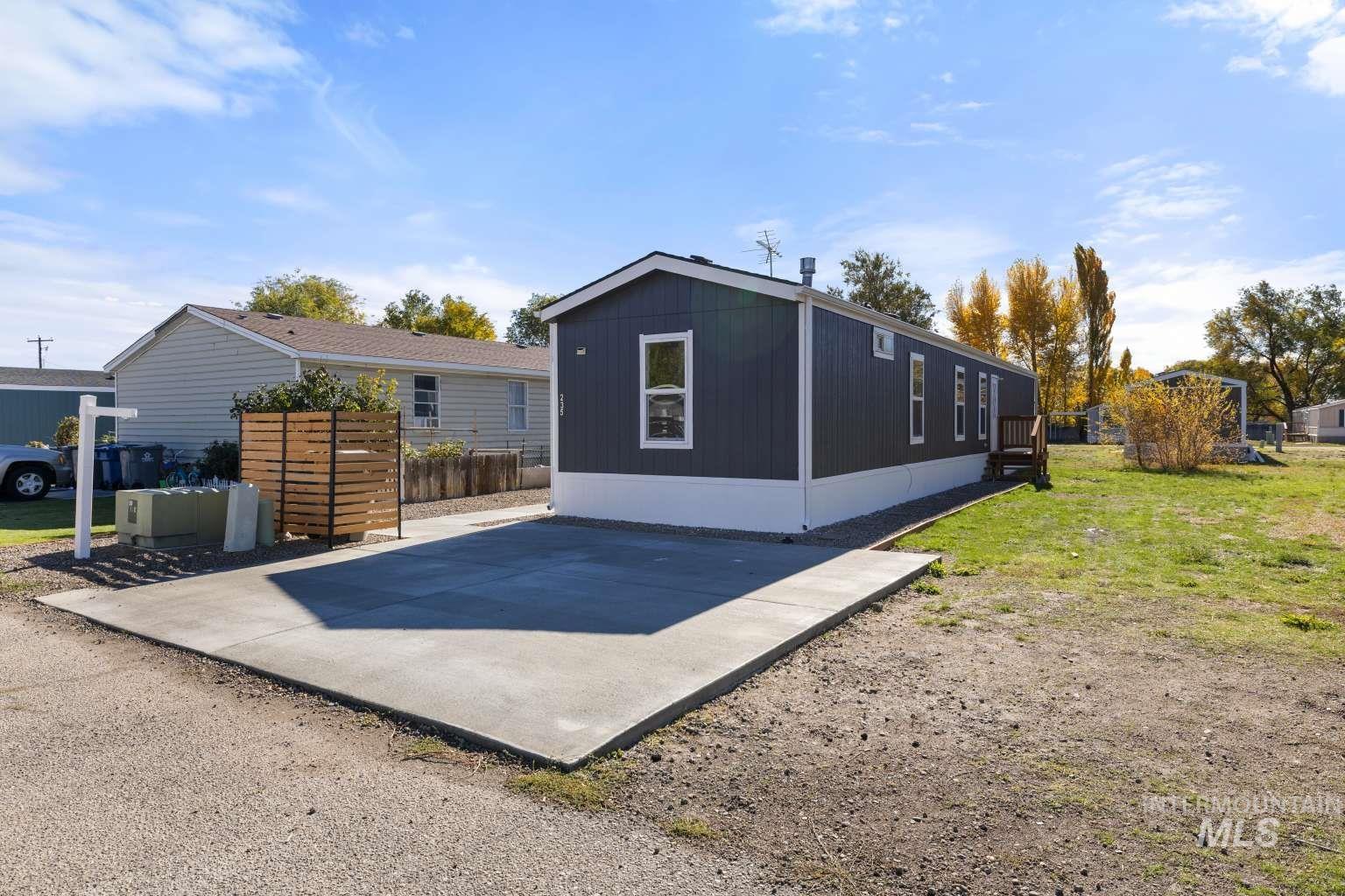 Rear view of property